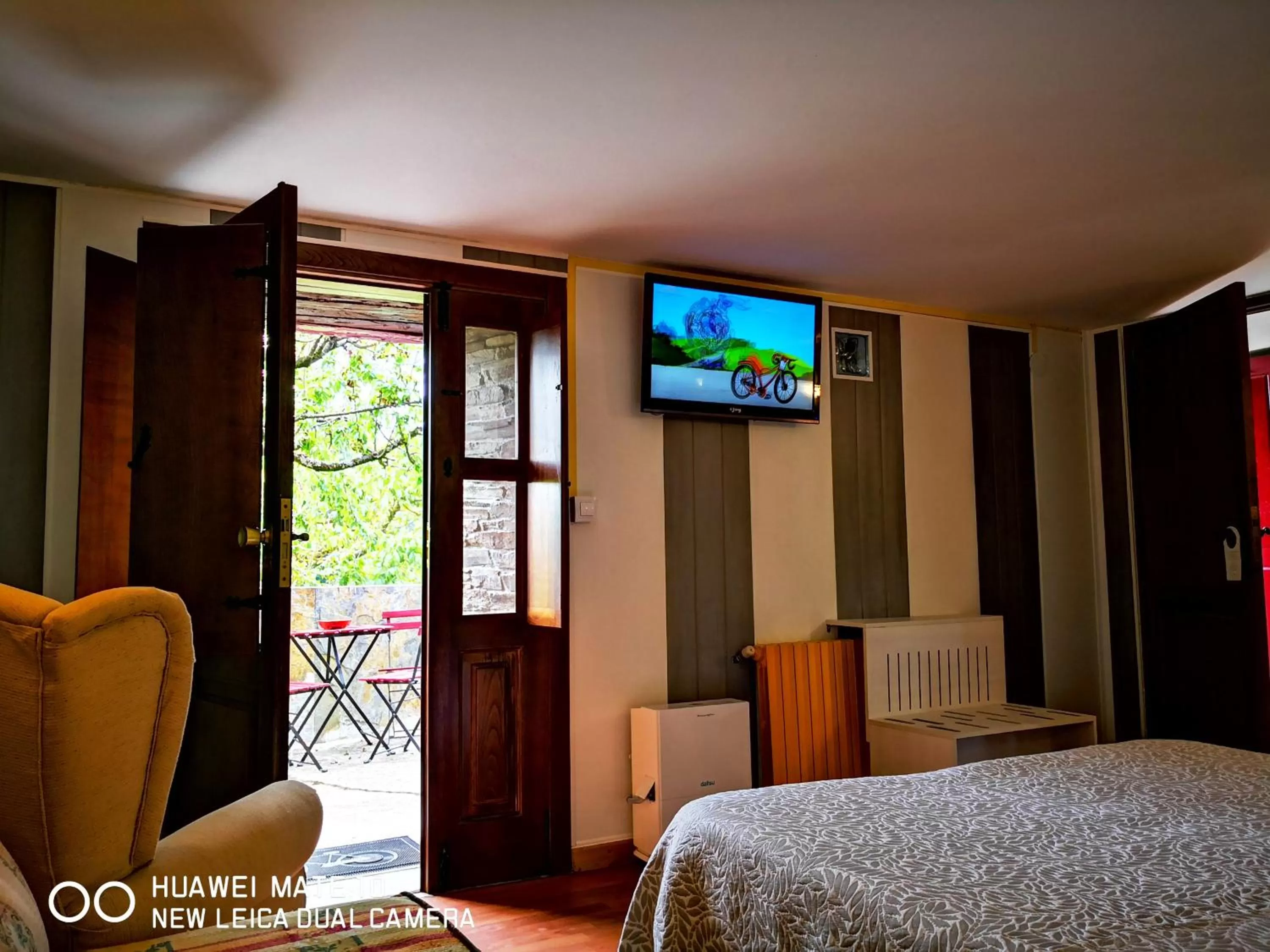 Balcony/Terrace, Bed in Hotel Casa de Díaz