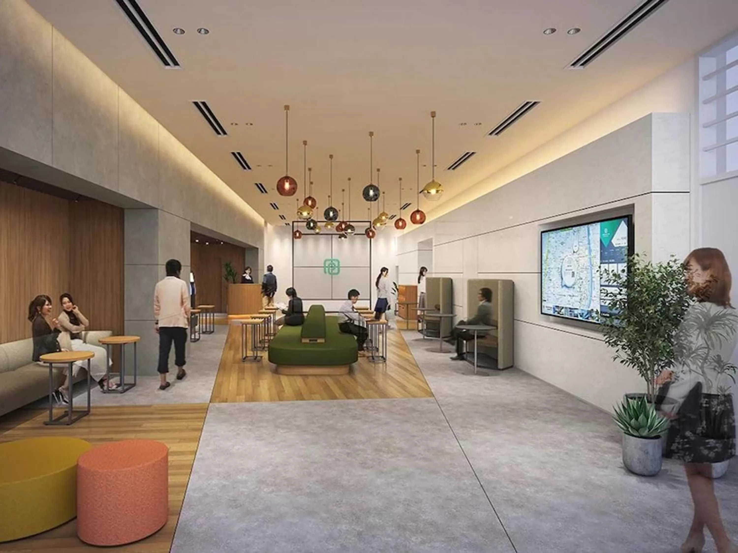 Lobby or reception in Prince Smart Inn Osaka Yodoyabashi