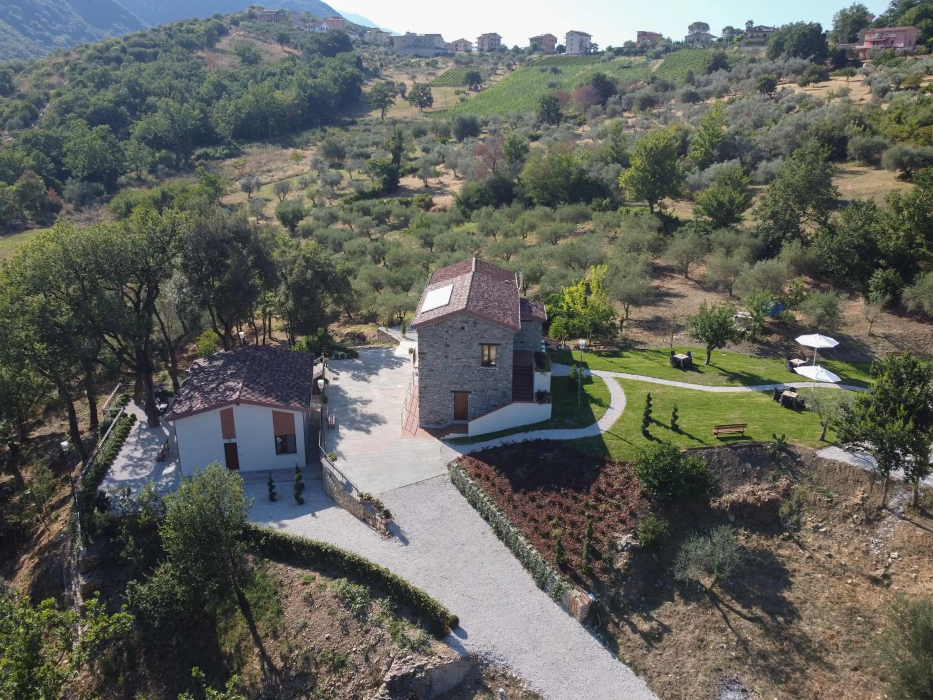 Bird's-eye View in La Dimora del Croccio - Gole del Calore