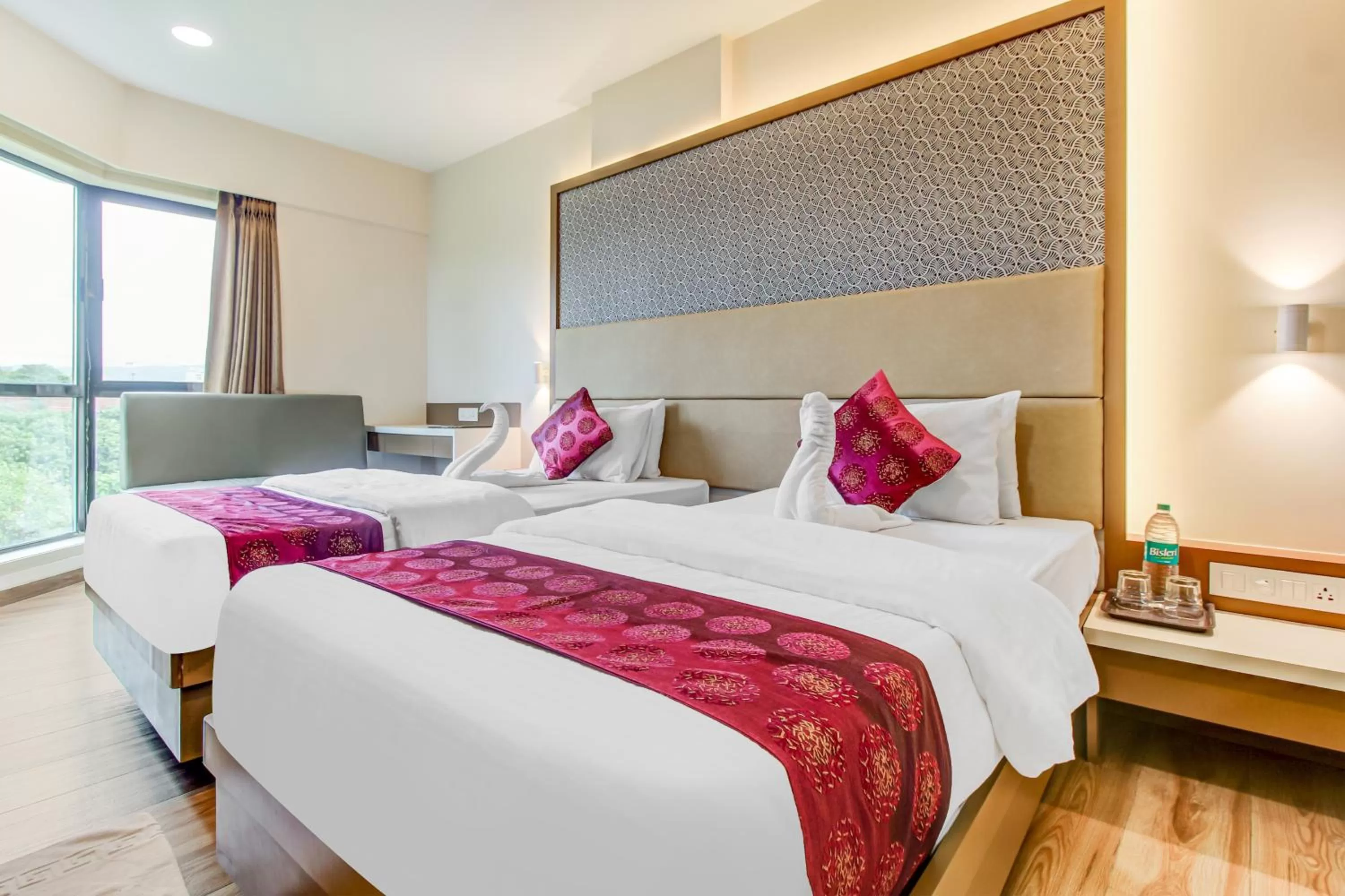 Bed in Grand Mookambika