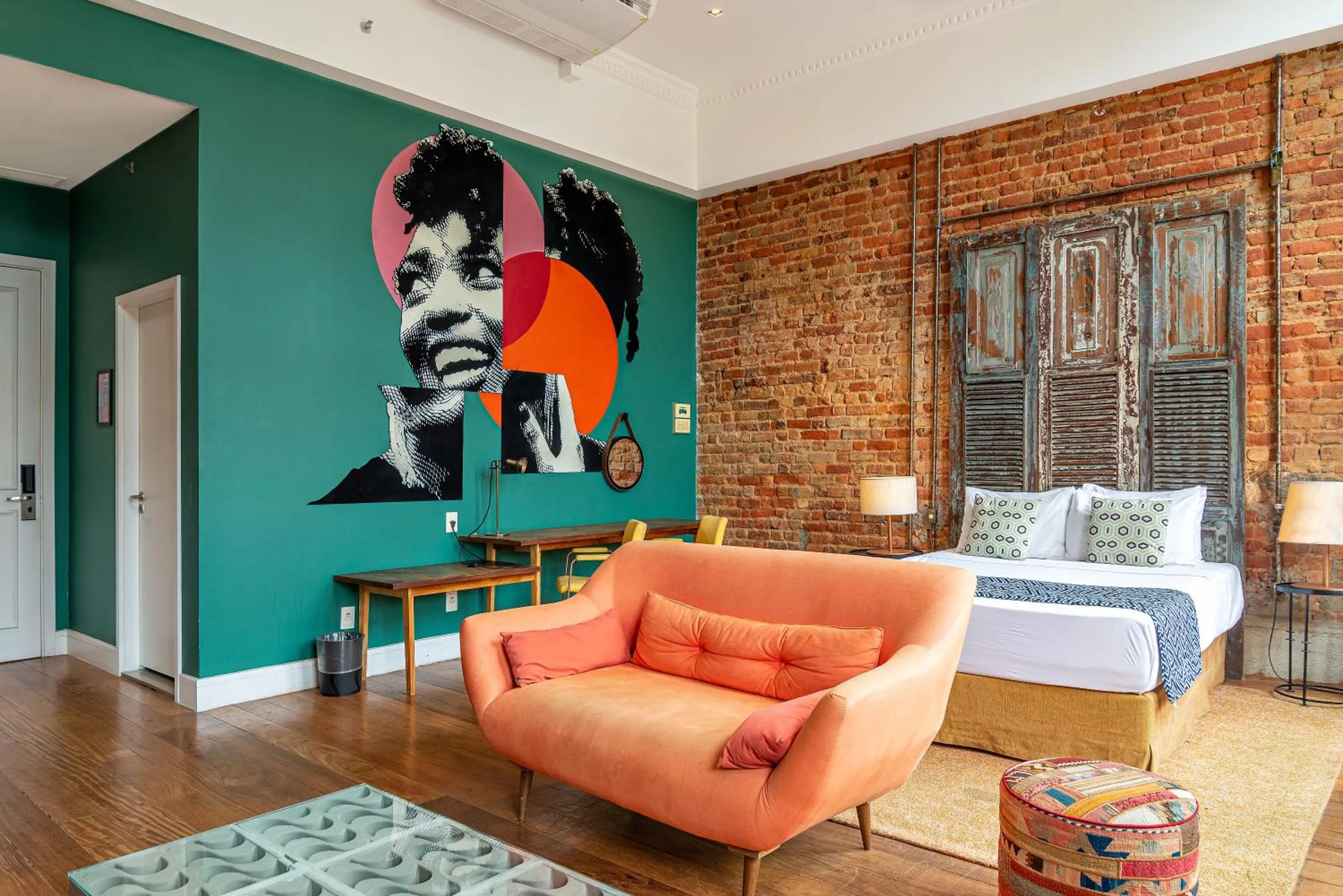 Living room in Selina Lapa Rio de Janeiro