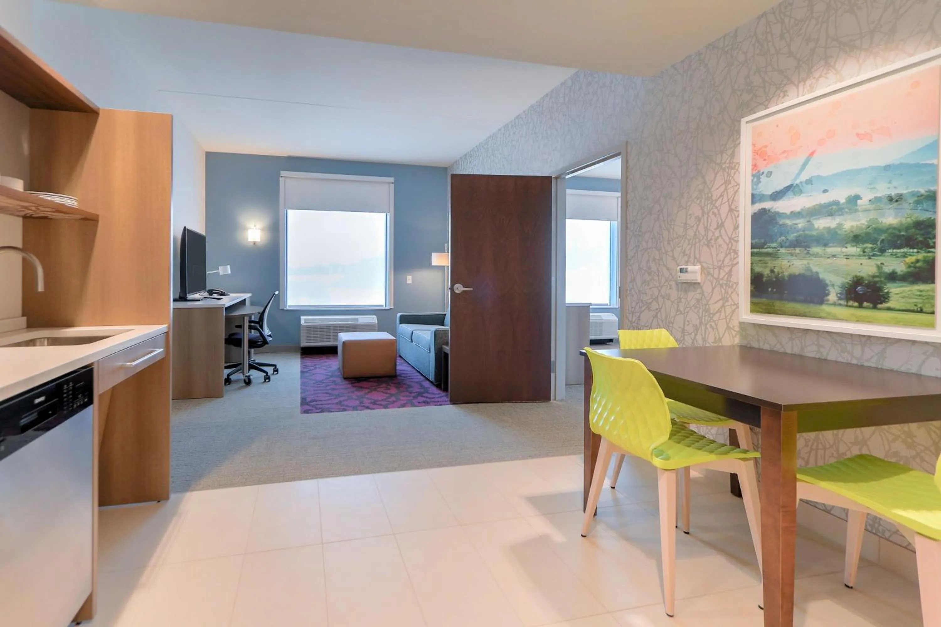 Living room in Home2 Suites By Hilton Alcoa Knoxville Airport