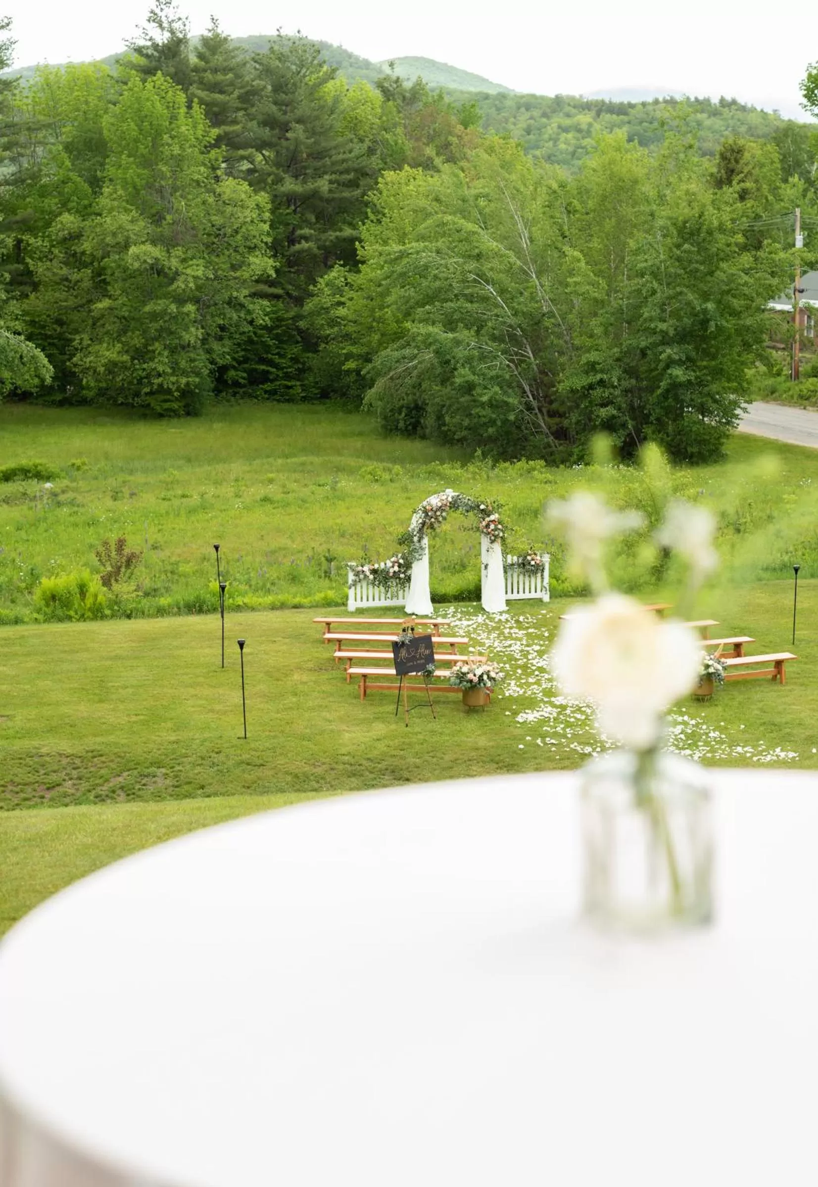 wedding in The Inn at Thorn Hill