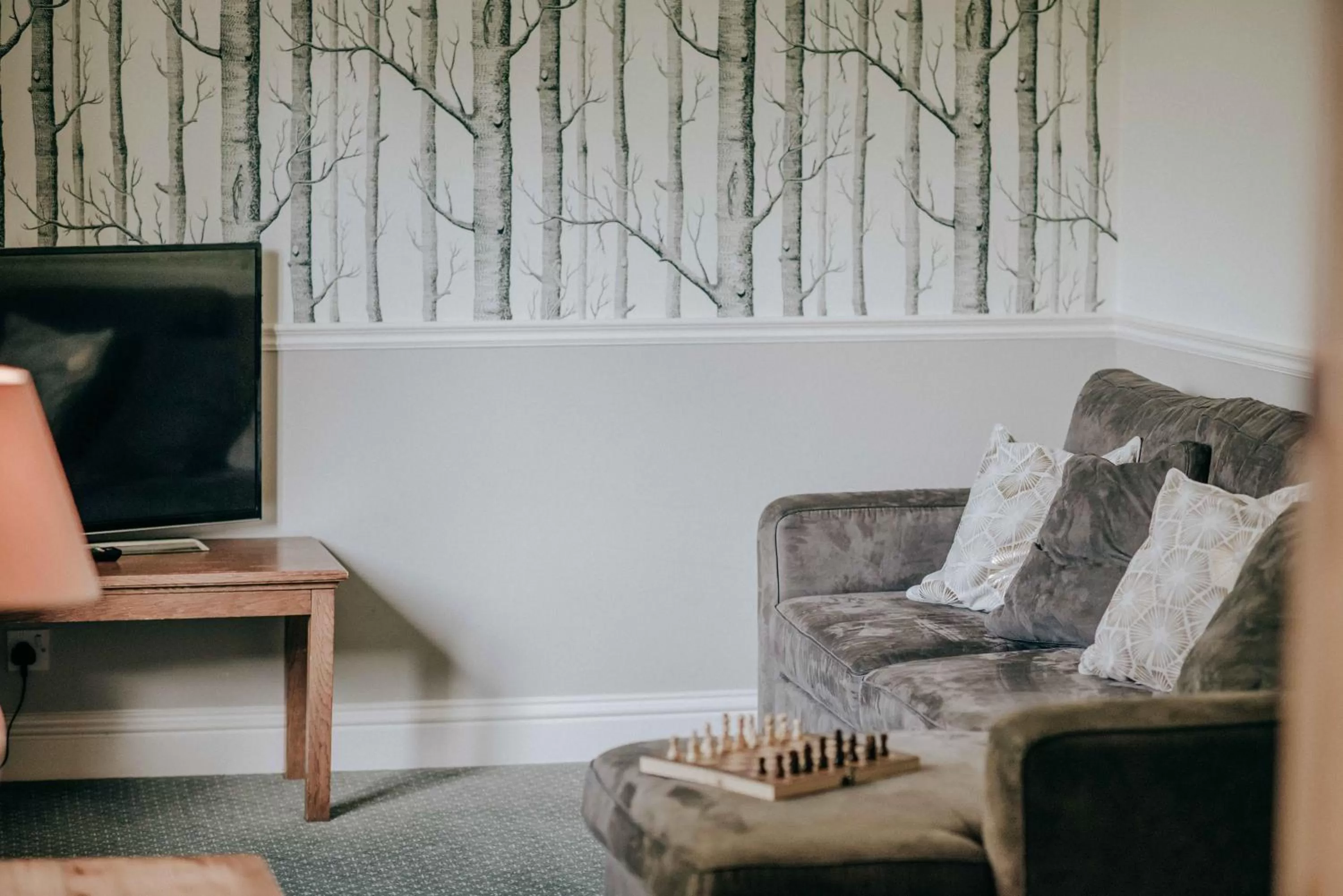 Living room in Flackley Ash Country House Hotel