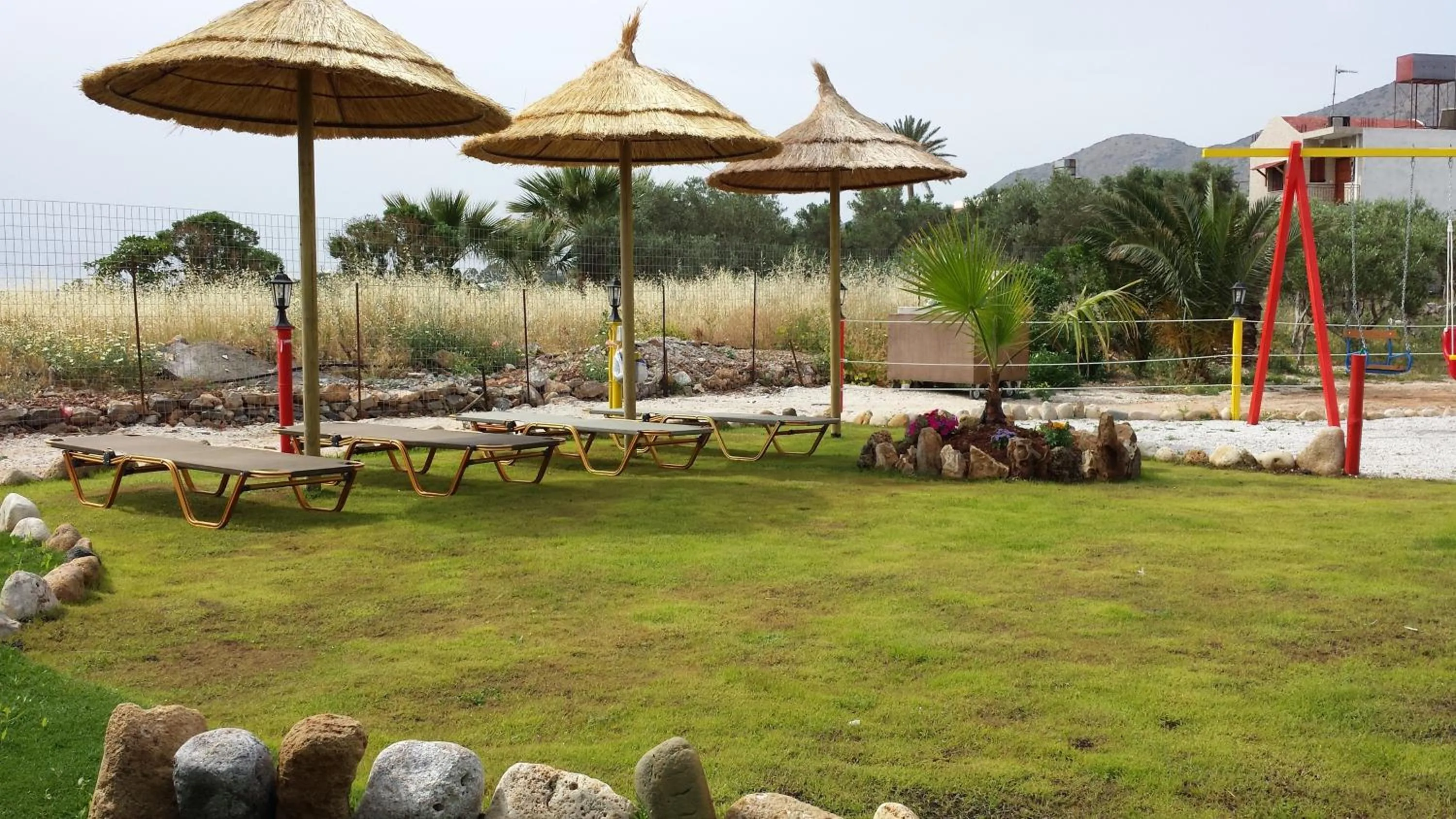 Children play ground in Elounda Sunrise Apartments