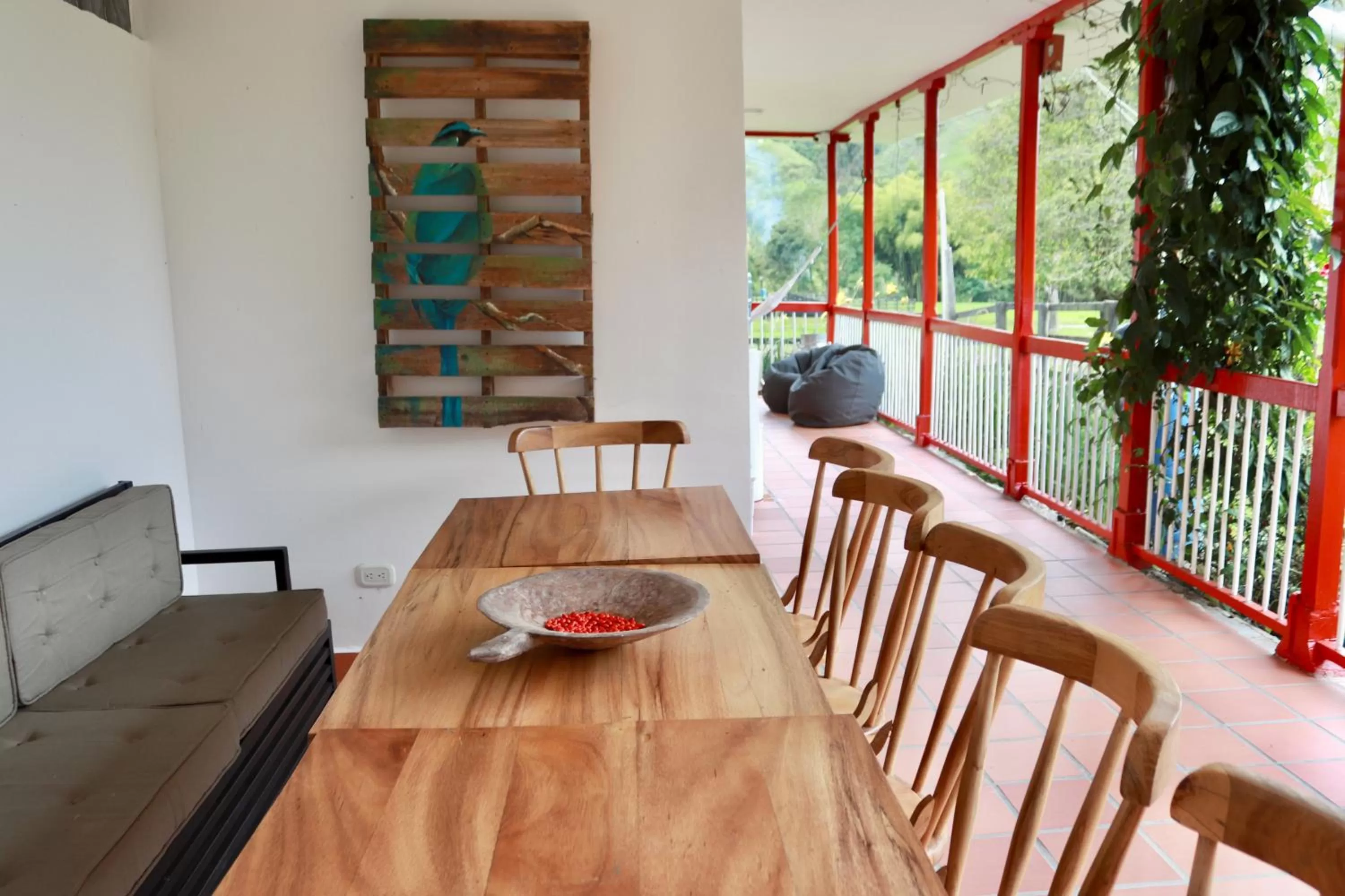 Dining area in La Cabaña Ecohotel - Valle del Cocora
