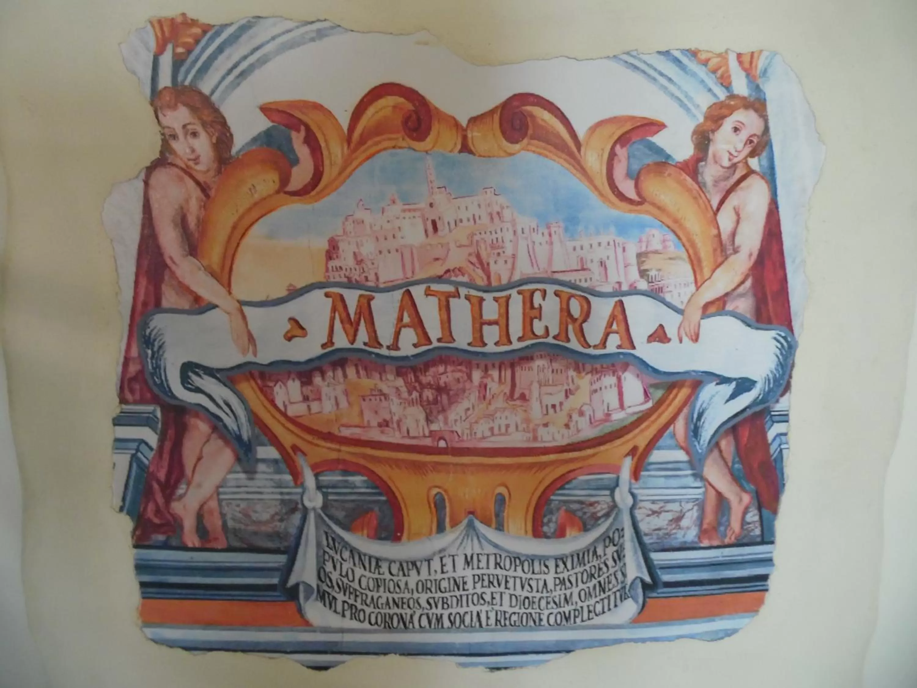 Decorative detail in La Pergola ai Sassi