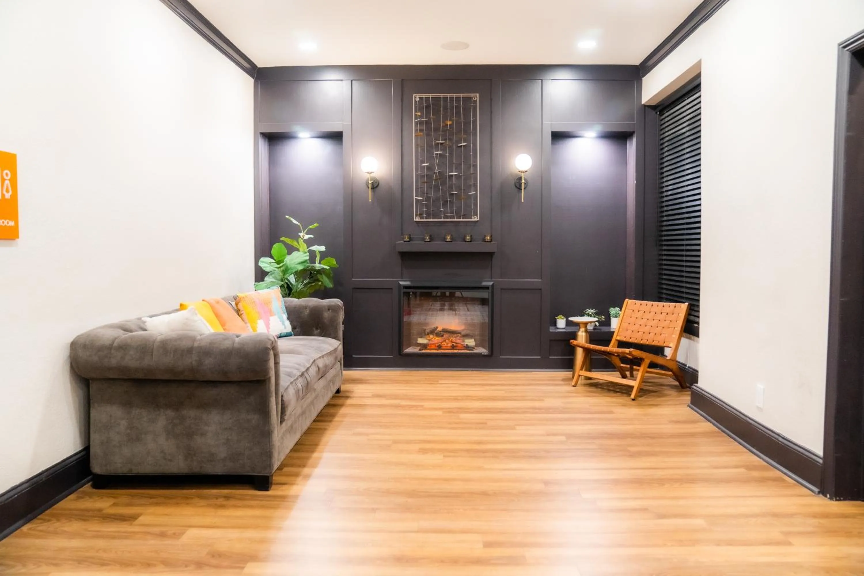 Lobby or reception in Amsterdam Hostel