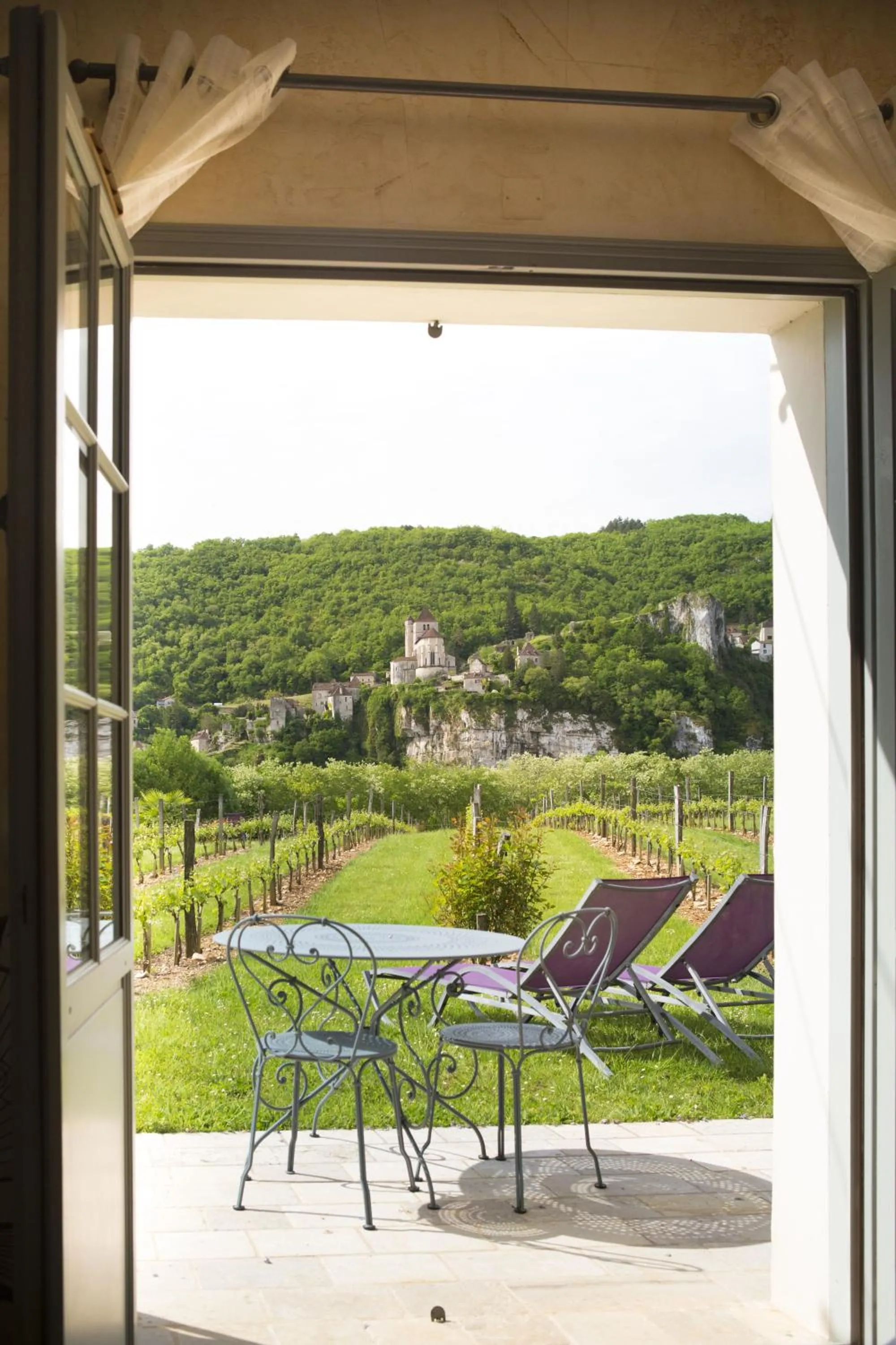 Bedroom in Hôtel-Spa Le Saint Cirq