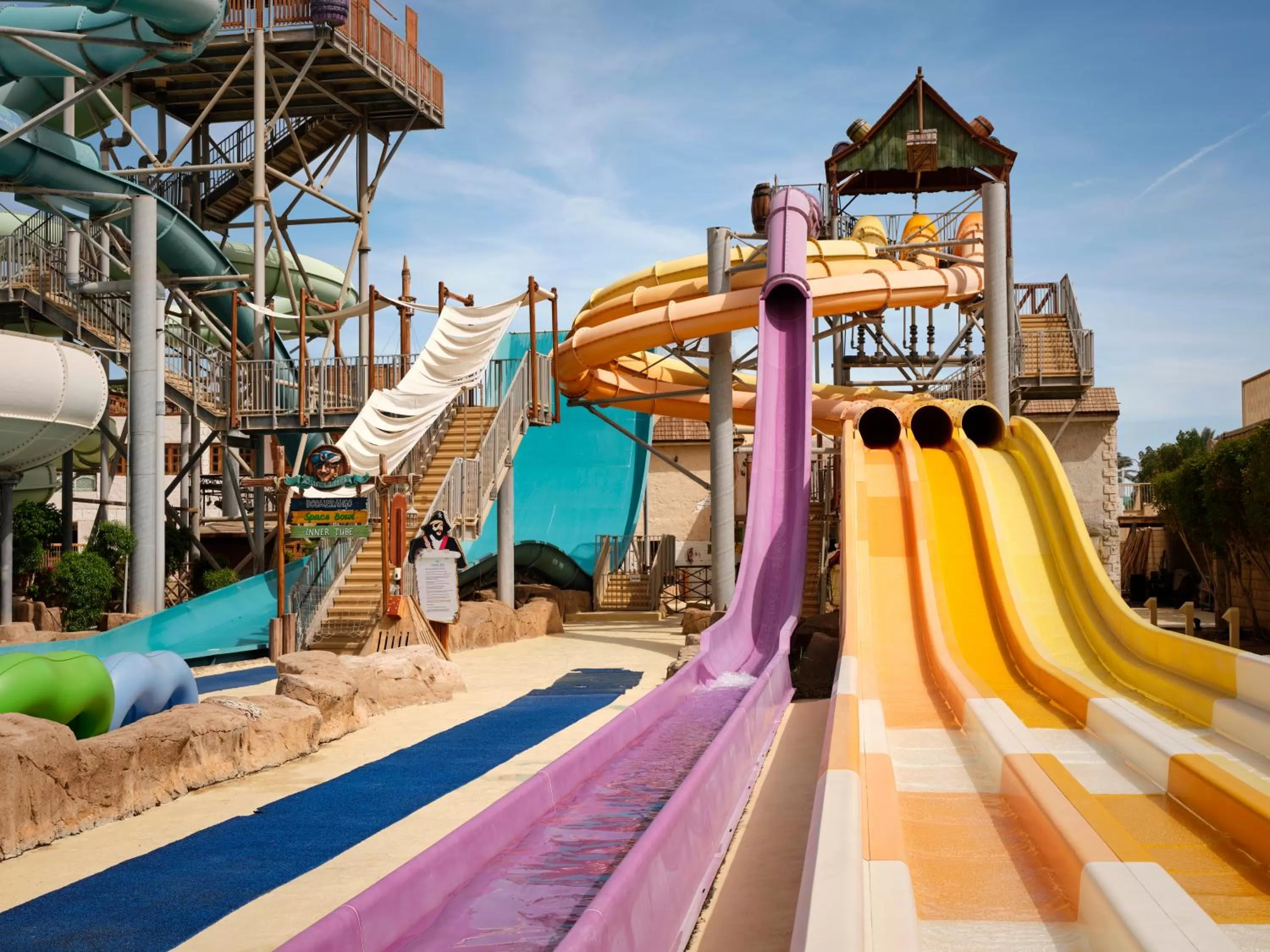 Aqua park in Coral Sea Aqua Club Resort