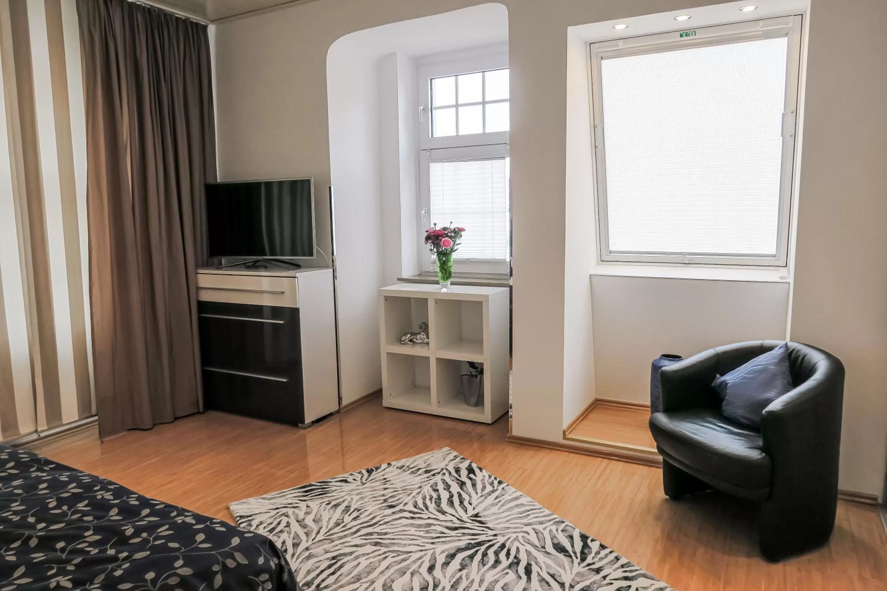 TV and multimedia, Seating Area in Apartments am Prinzenplatz - Superior