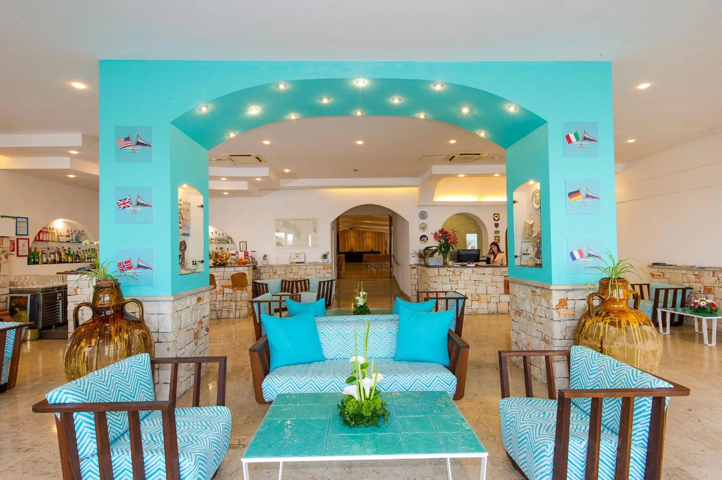 Lobby or reception in Hotel Terminal - Caroli Hotels