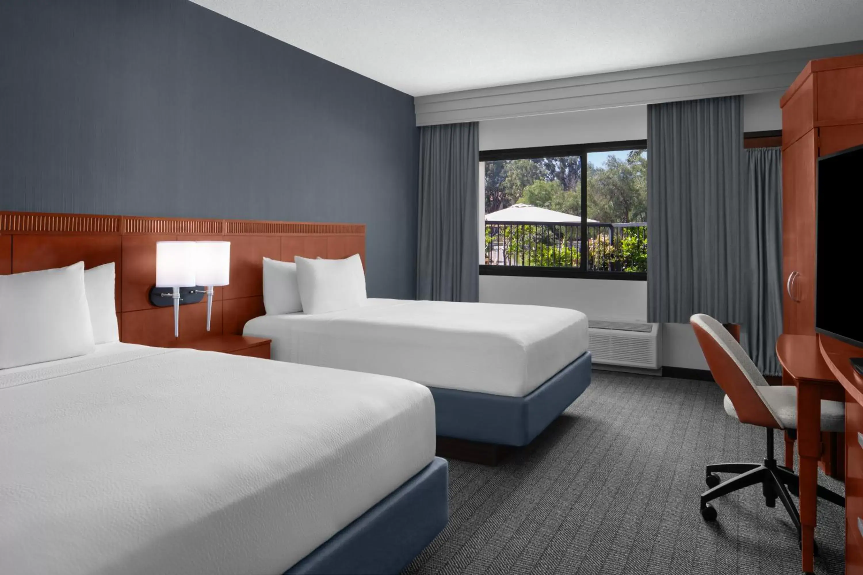 Queen Room with Two Queen Beds with Balcony in Courtyard by Marriott San Diego Rancho Bernardo Queen Room with Two Queen Beds with Balcony in Courtyard by Marriott San Diego Rancho Bernardo
