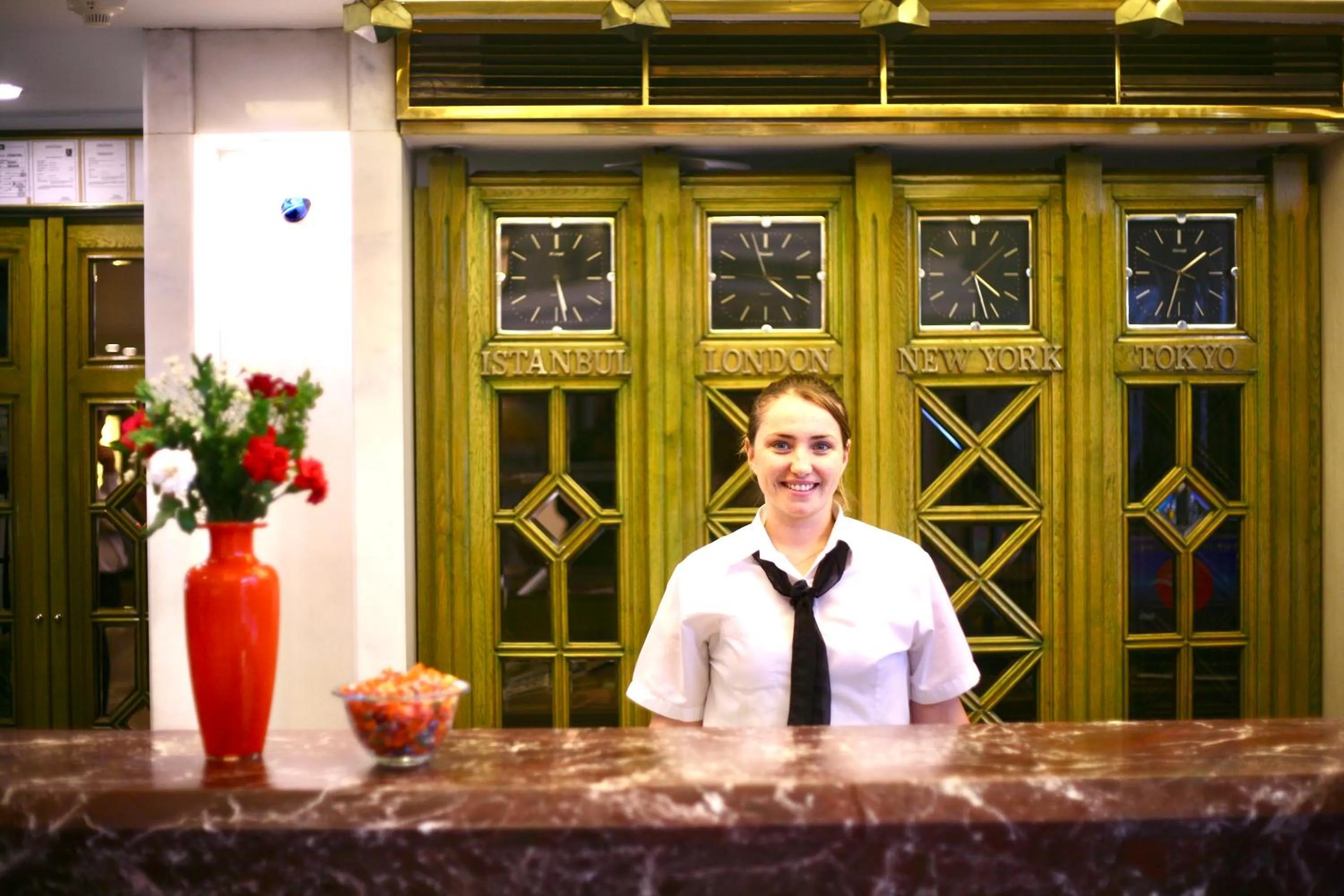 Staff in Istanbul Royal Hotel