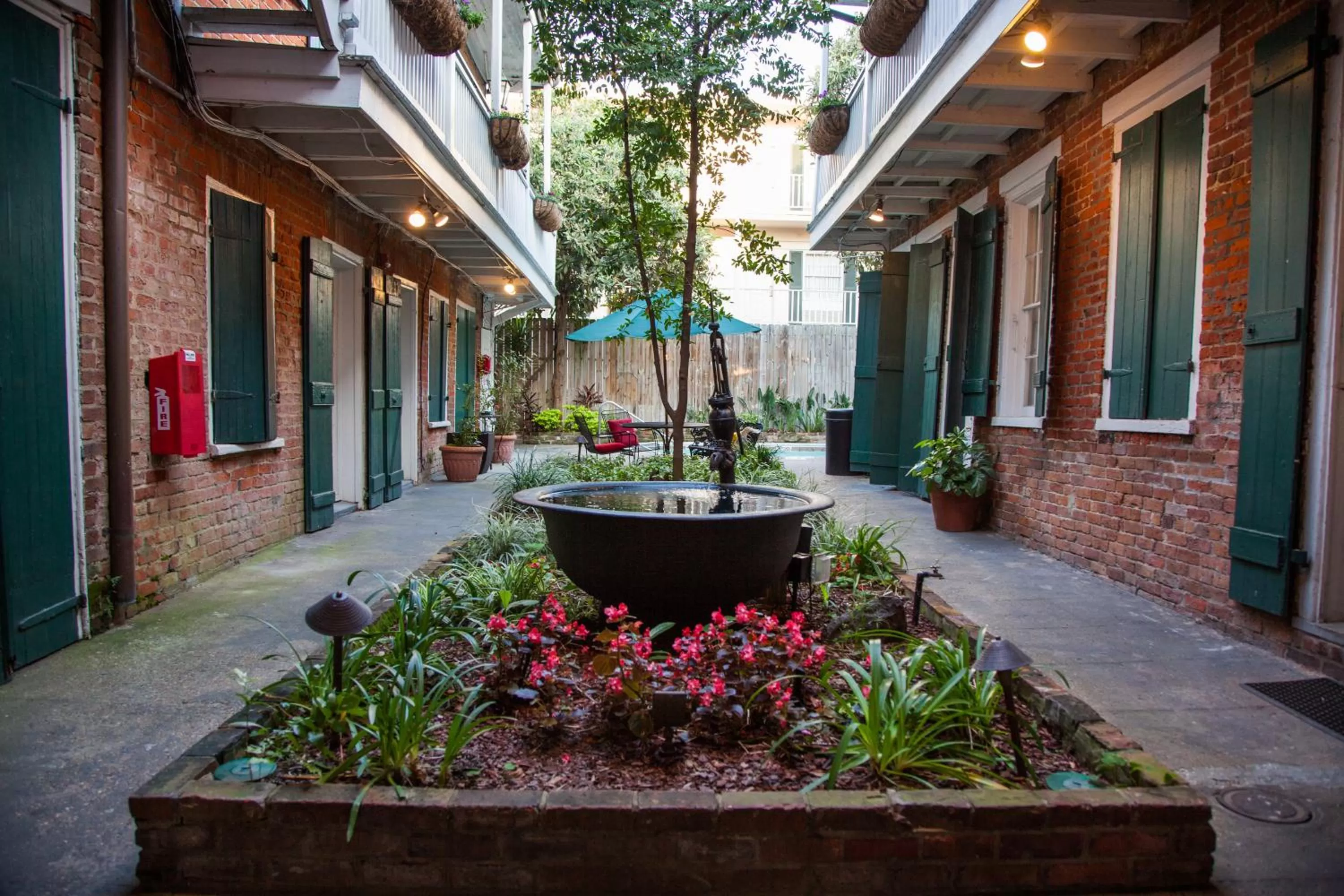 Garden in Hotel St. Pierre French Quarter