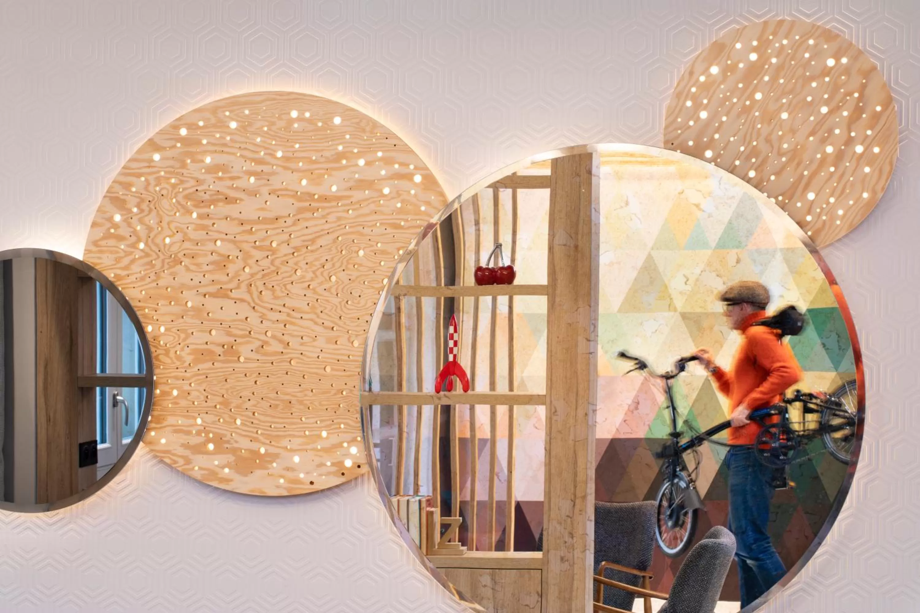 Decorative detail in Hotel Locomo - Gare de Lyon Bastille