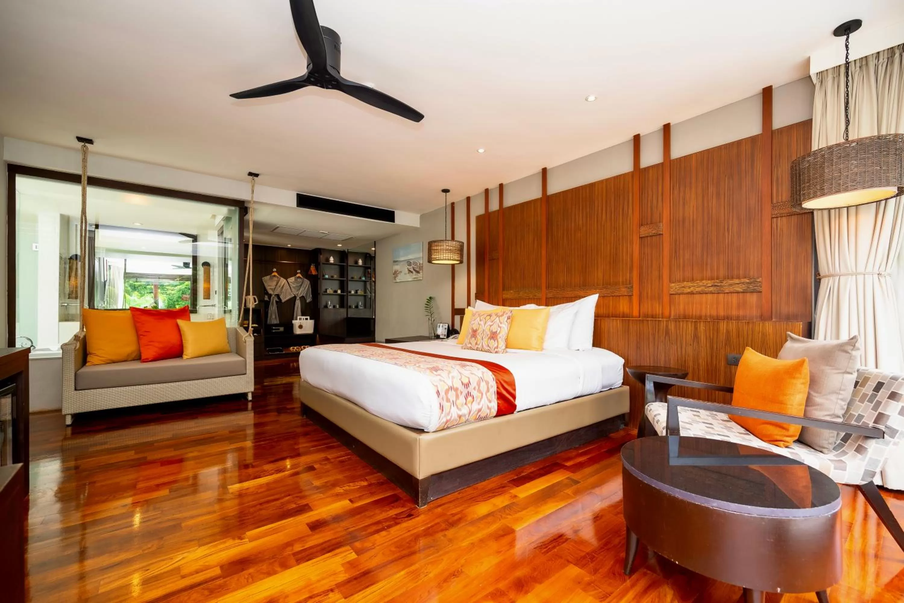 Photo of the whole room, Bed in The Rock Hua Hin Beachfront Spa Resort