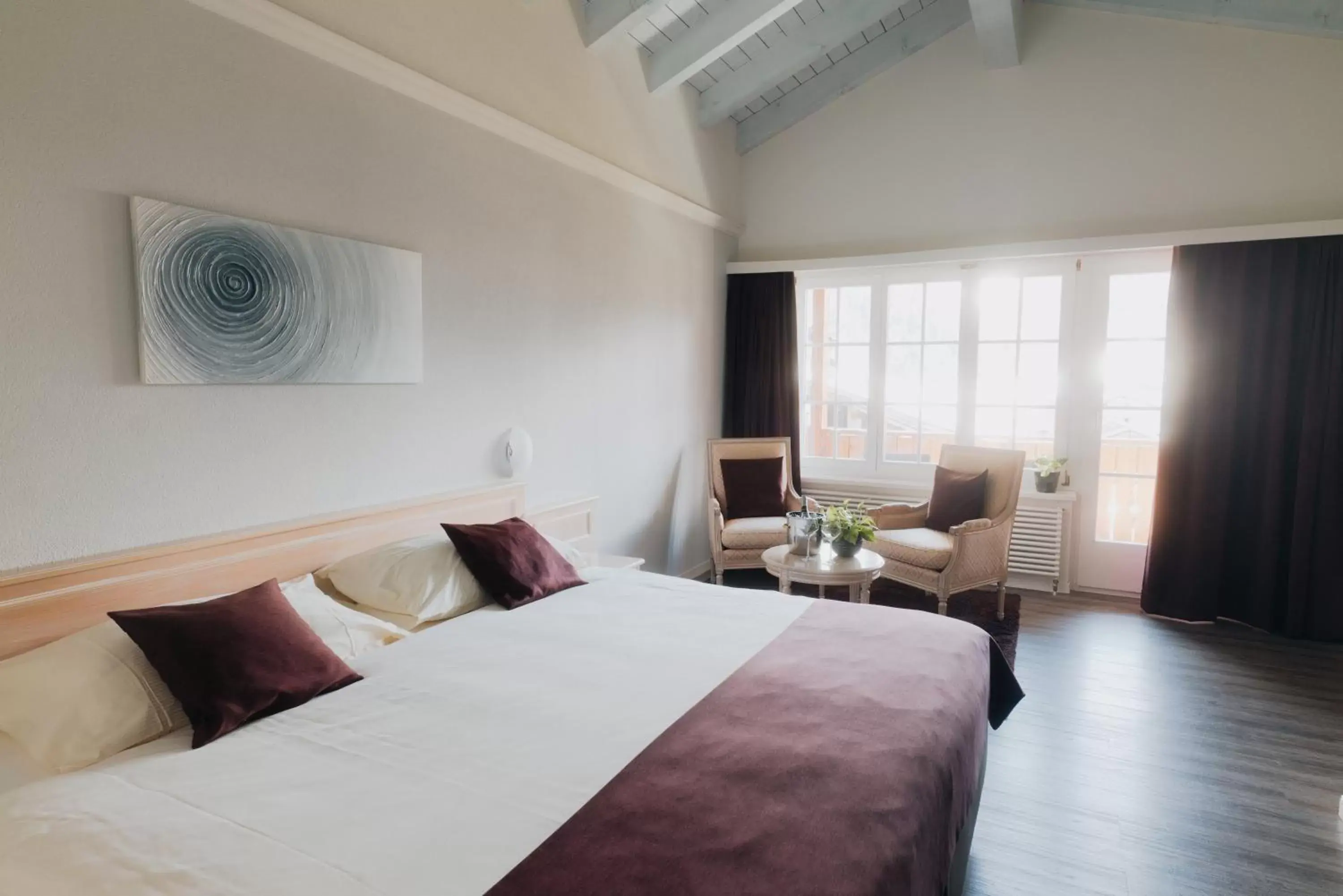 Double Room with Balcony in Wellnesshotel Schweizerhof Double Room with Balcony in Wellnesshotel Schweizerhof