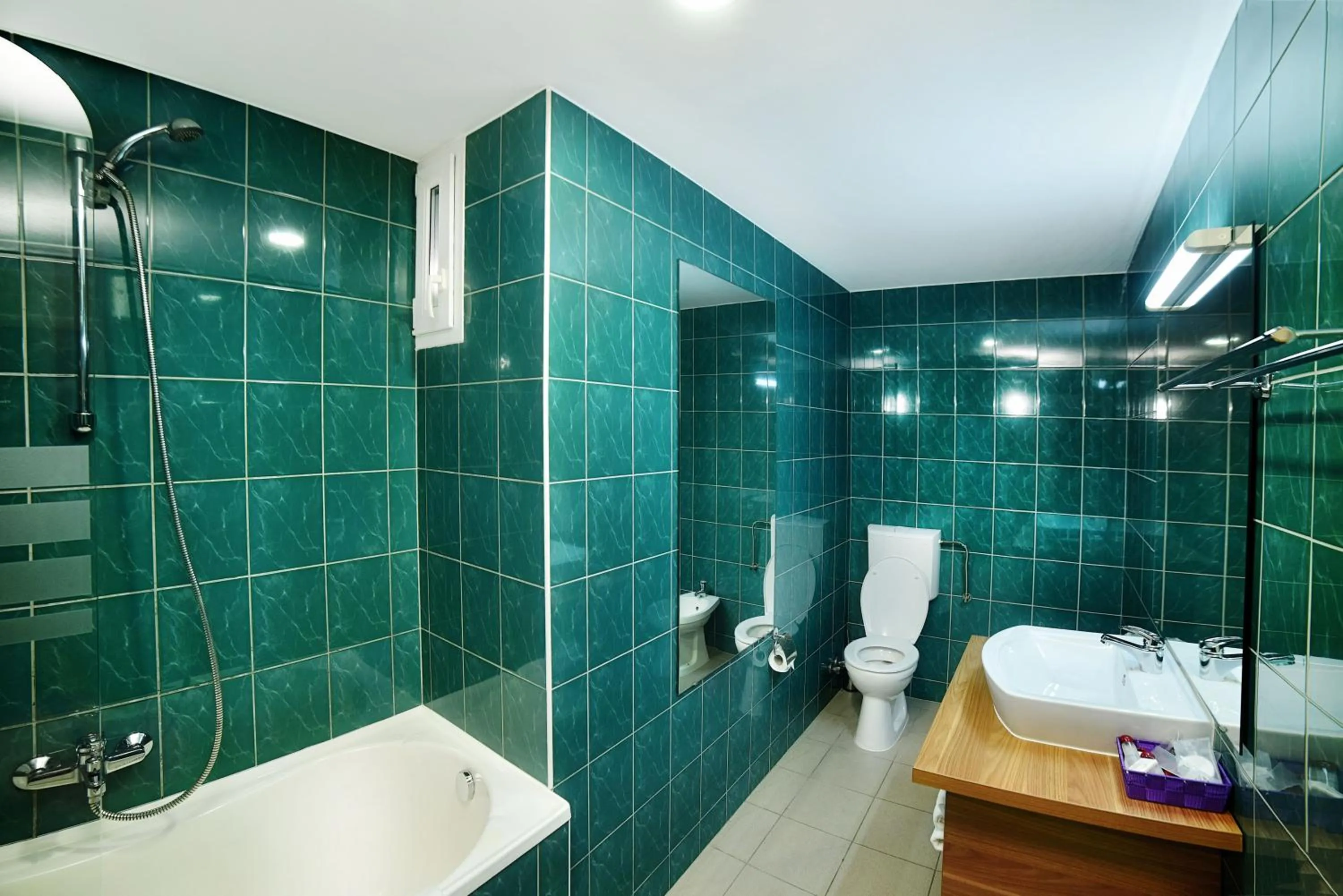 Toilet in Hotel President