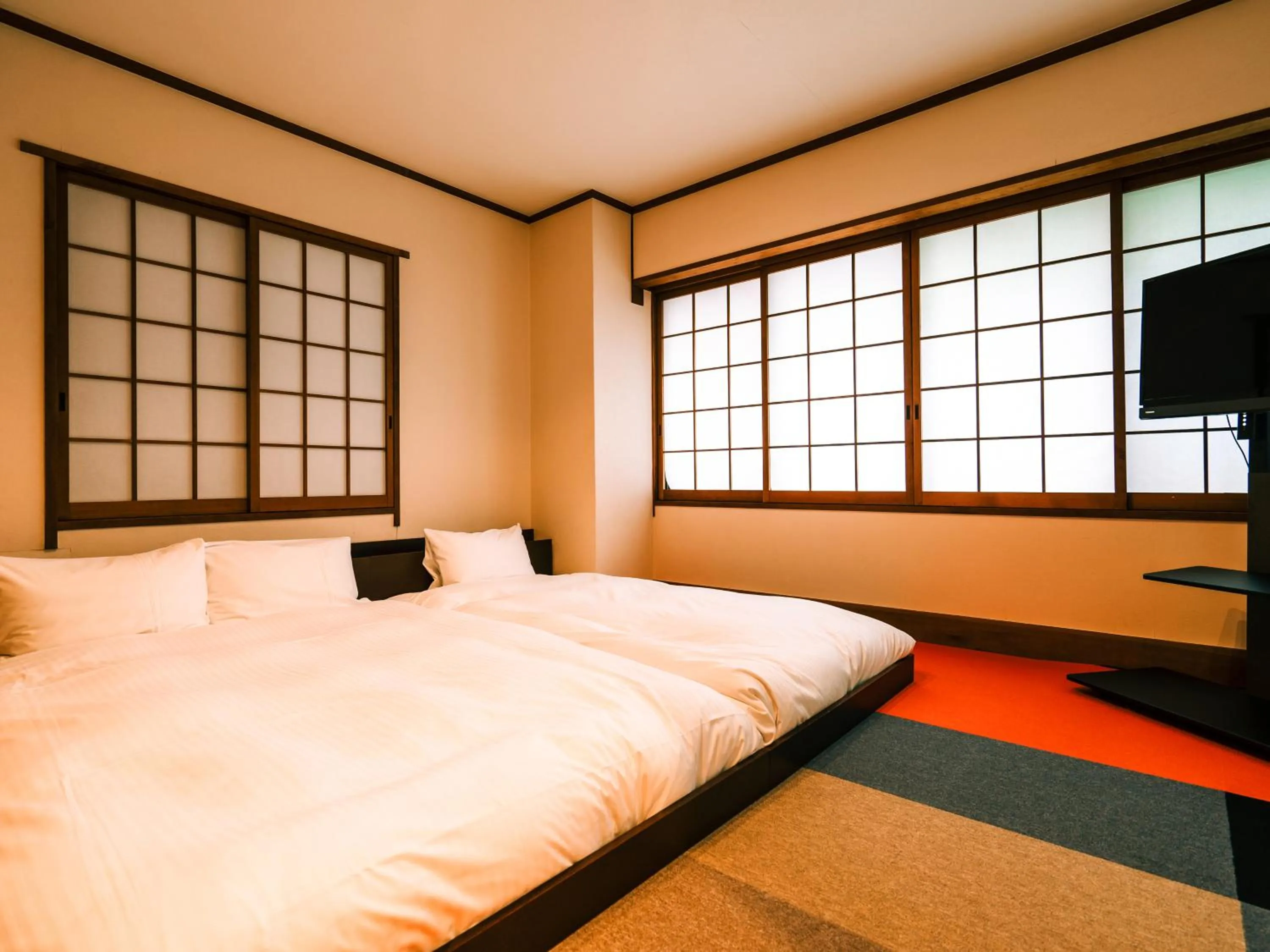Photo of the whole room, Bed in Hotel AreaOne Takamatsu