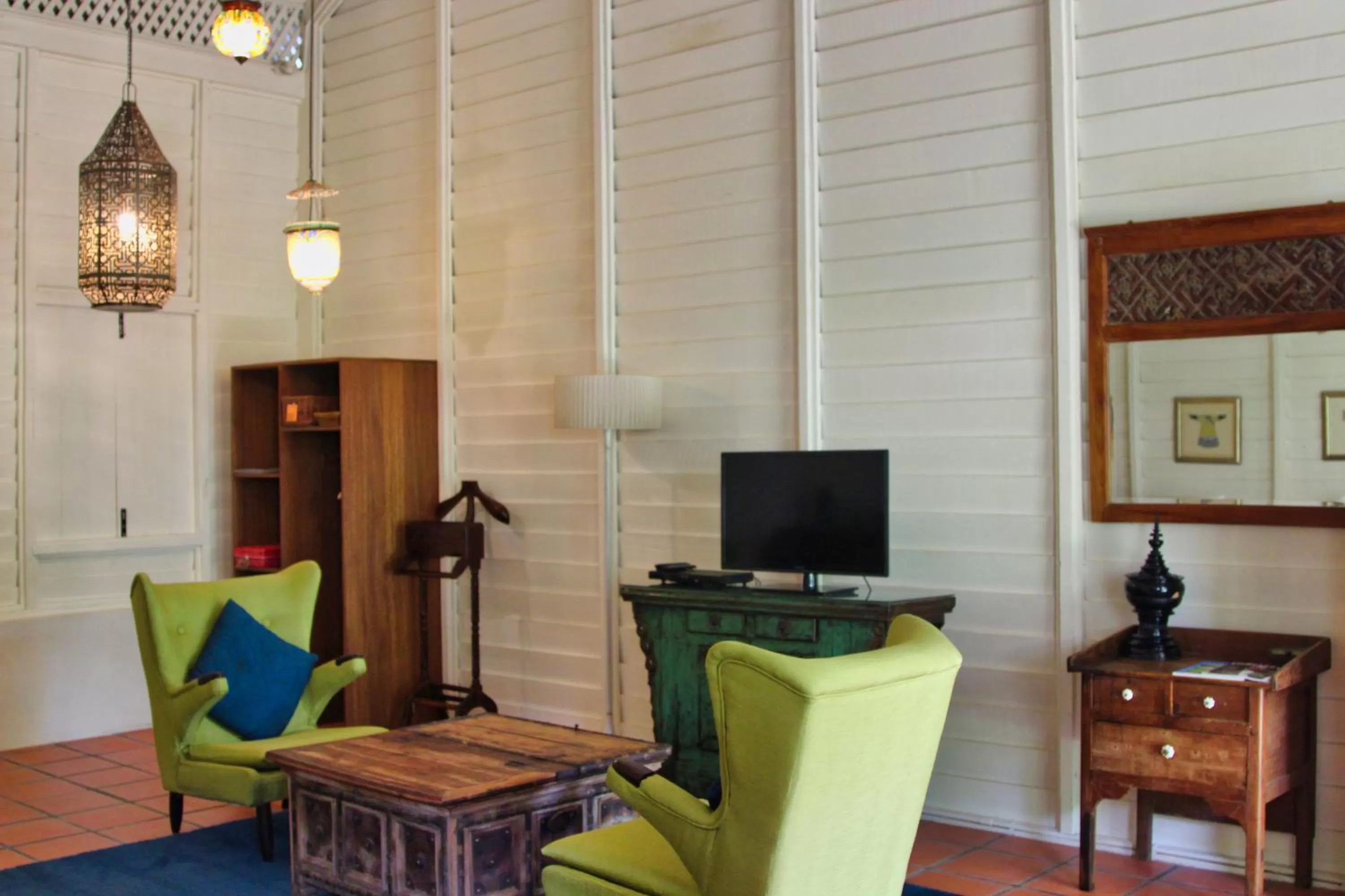 Seating area in Temple Tree Resort