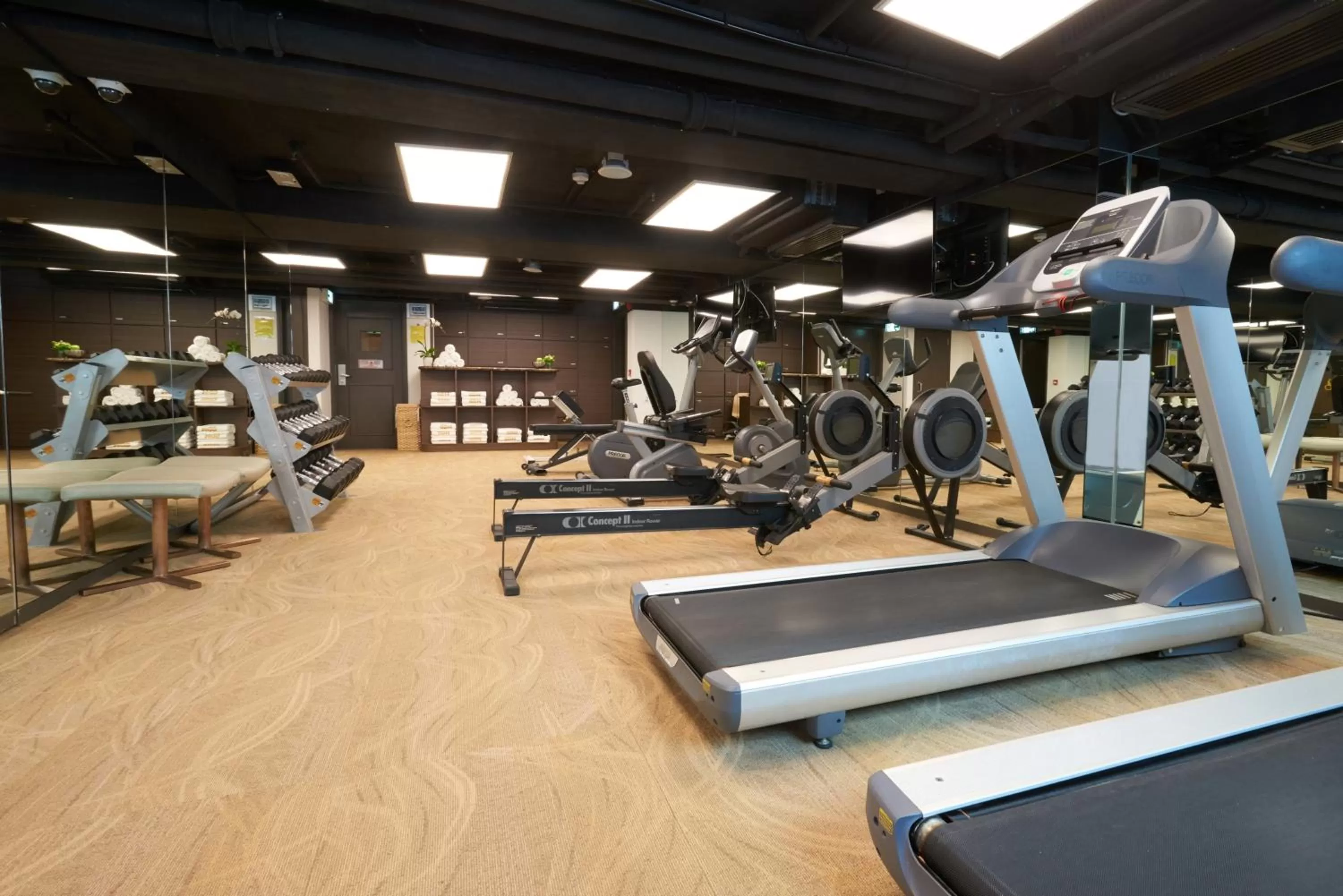 Fitness centre/facilities in Wharney Hotel