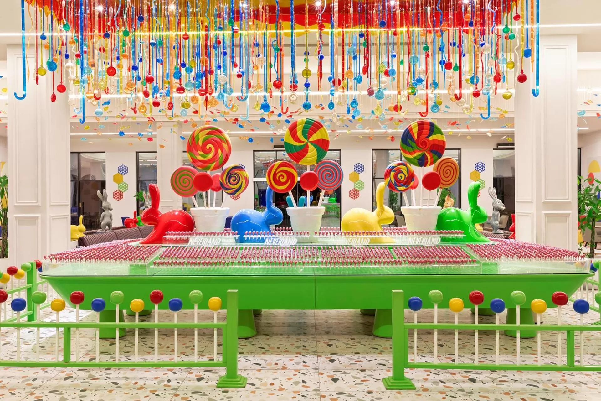 Lobby or reception in Neverland City Hurghada - Pickalbatros