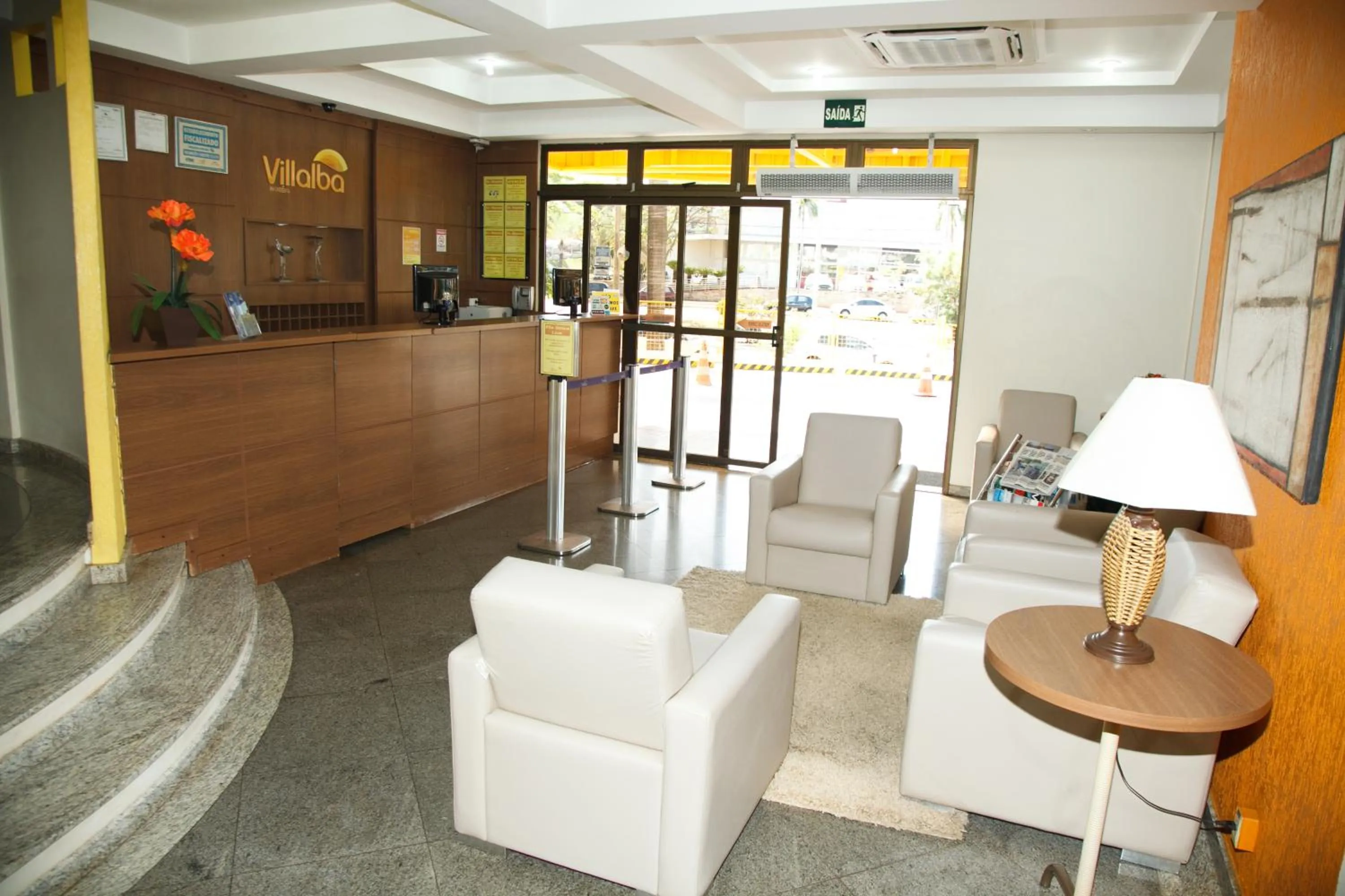 Lobby or reception in Villalba Hotel