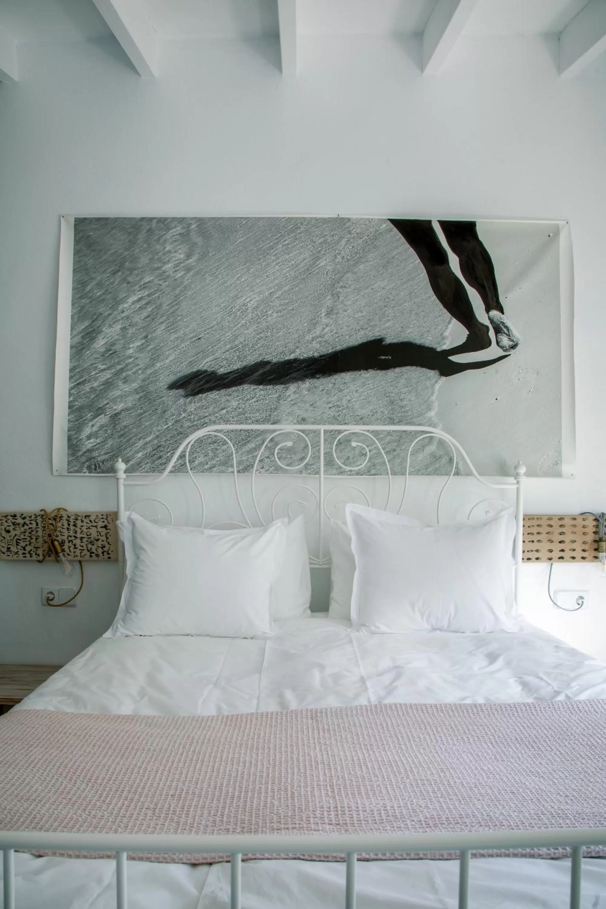 Bed in Ecocirer Guest House