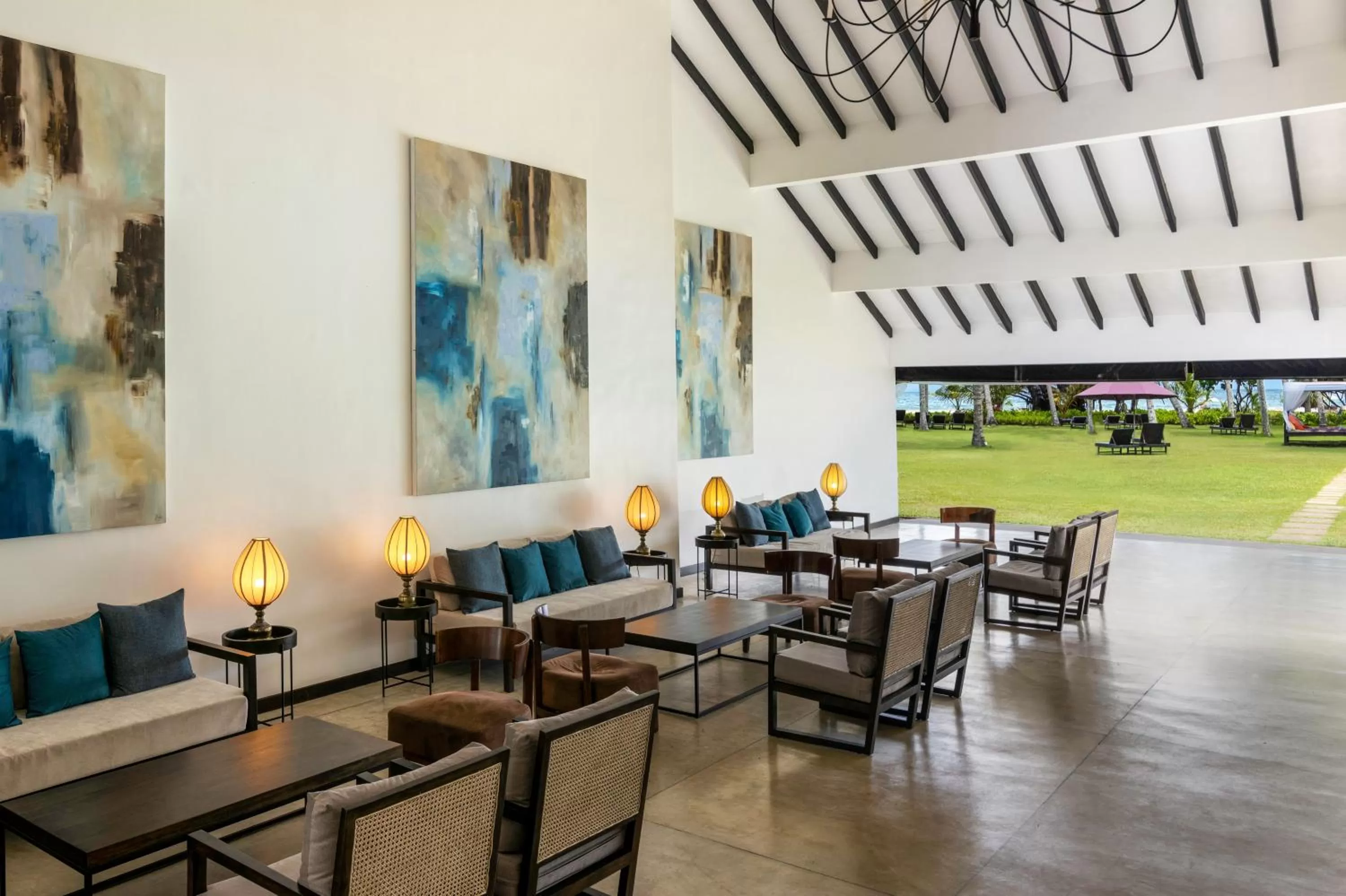 Lobby or reception in Thaala Bentota