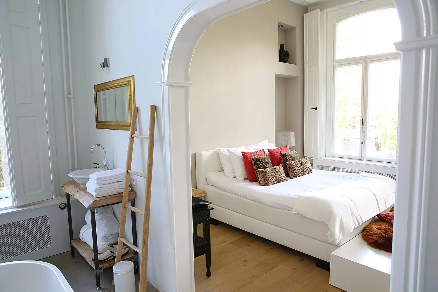 Bedroom, Bed in Villa Polder