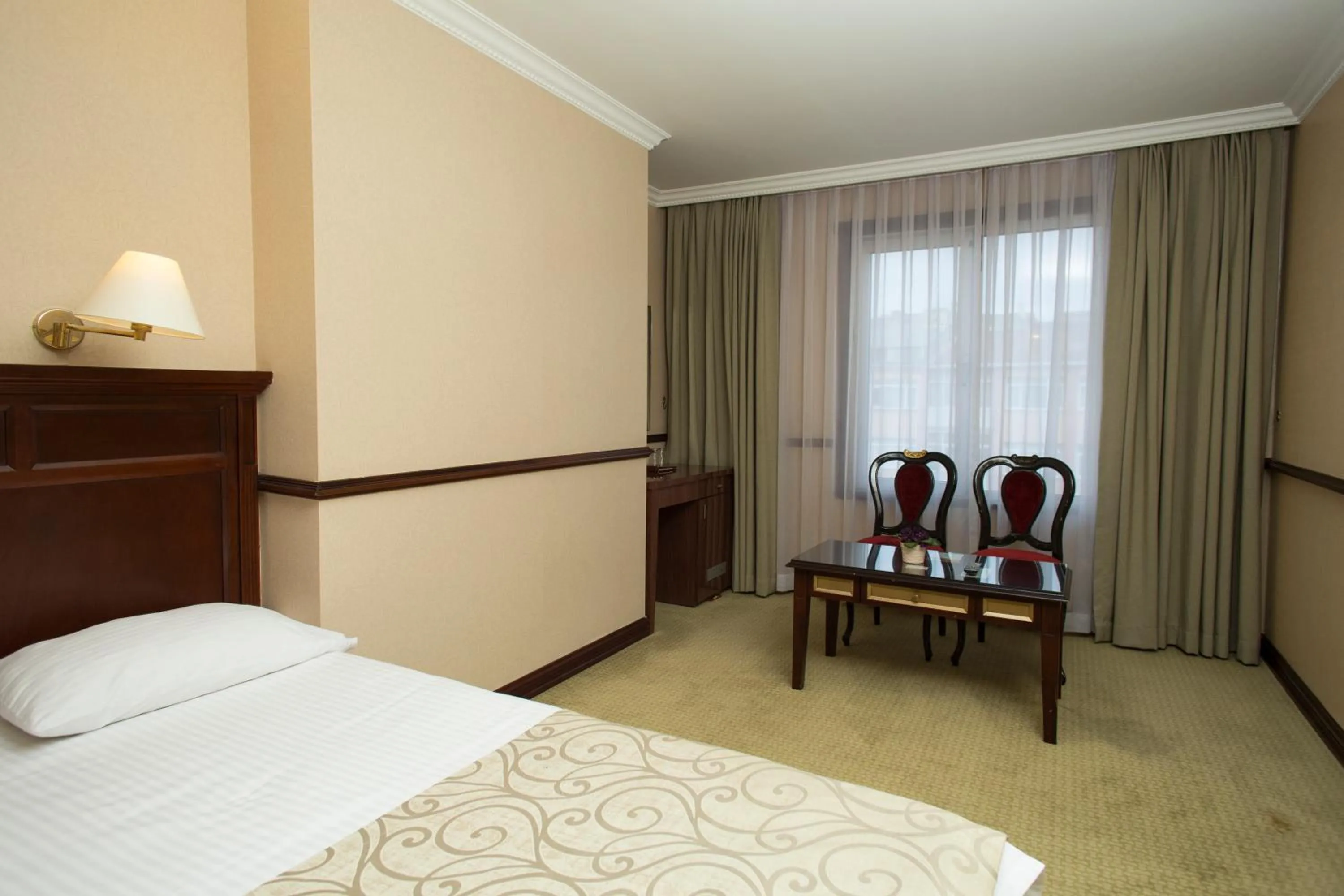 Decorative detail, Bed in Topkapi Inter Istanbul Hotel