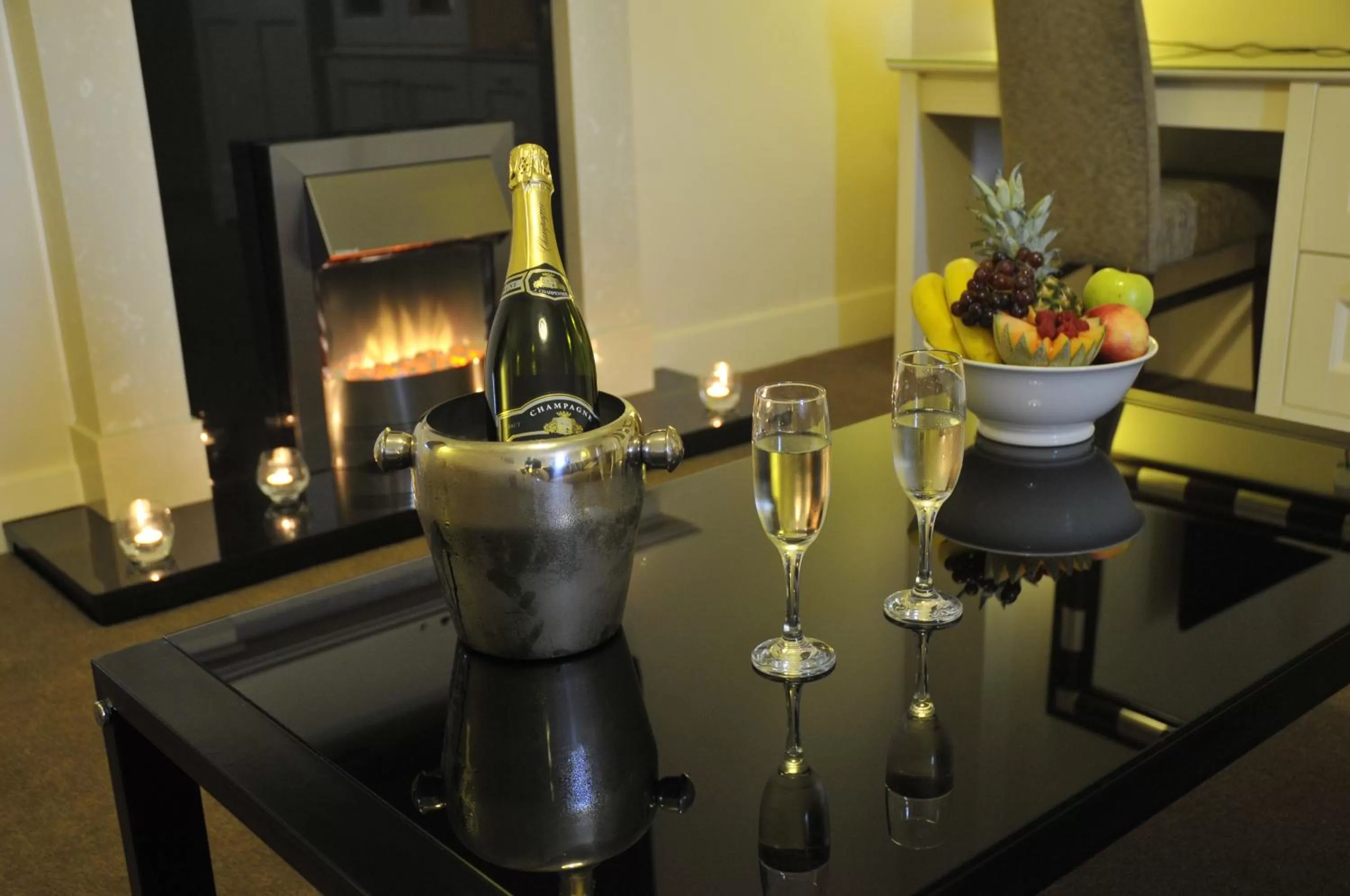 Food and drinks in The Shirley Arms Hotel