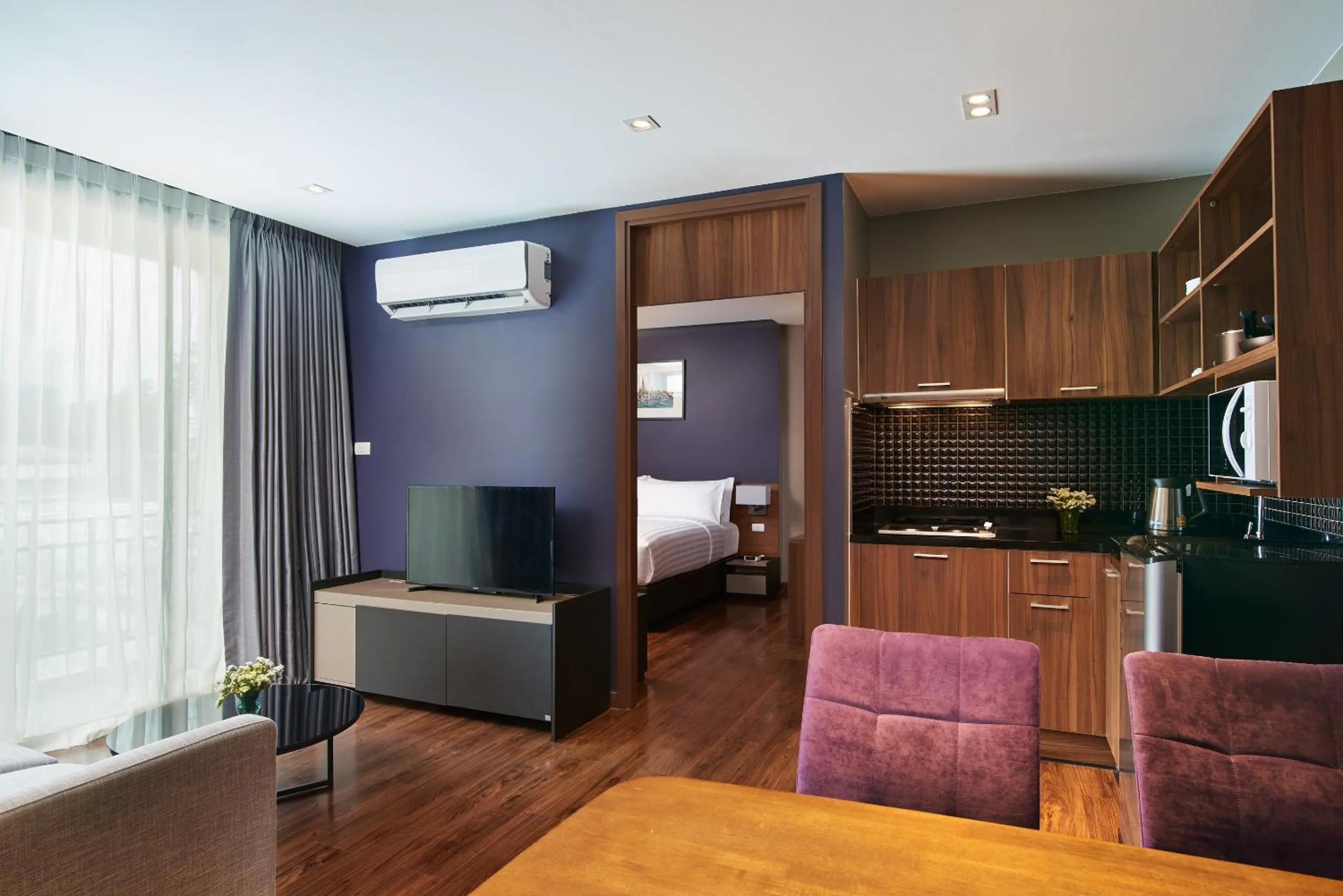 TV and multimedia, Bed in Amp Am House Bangkok Hotel