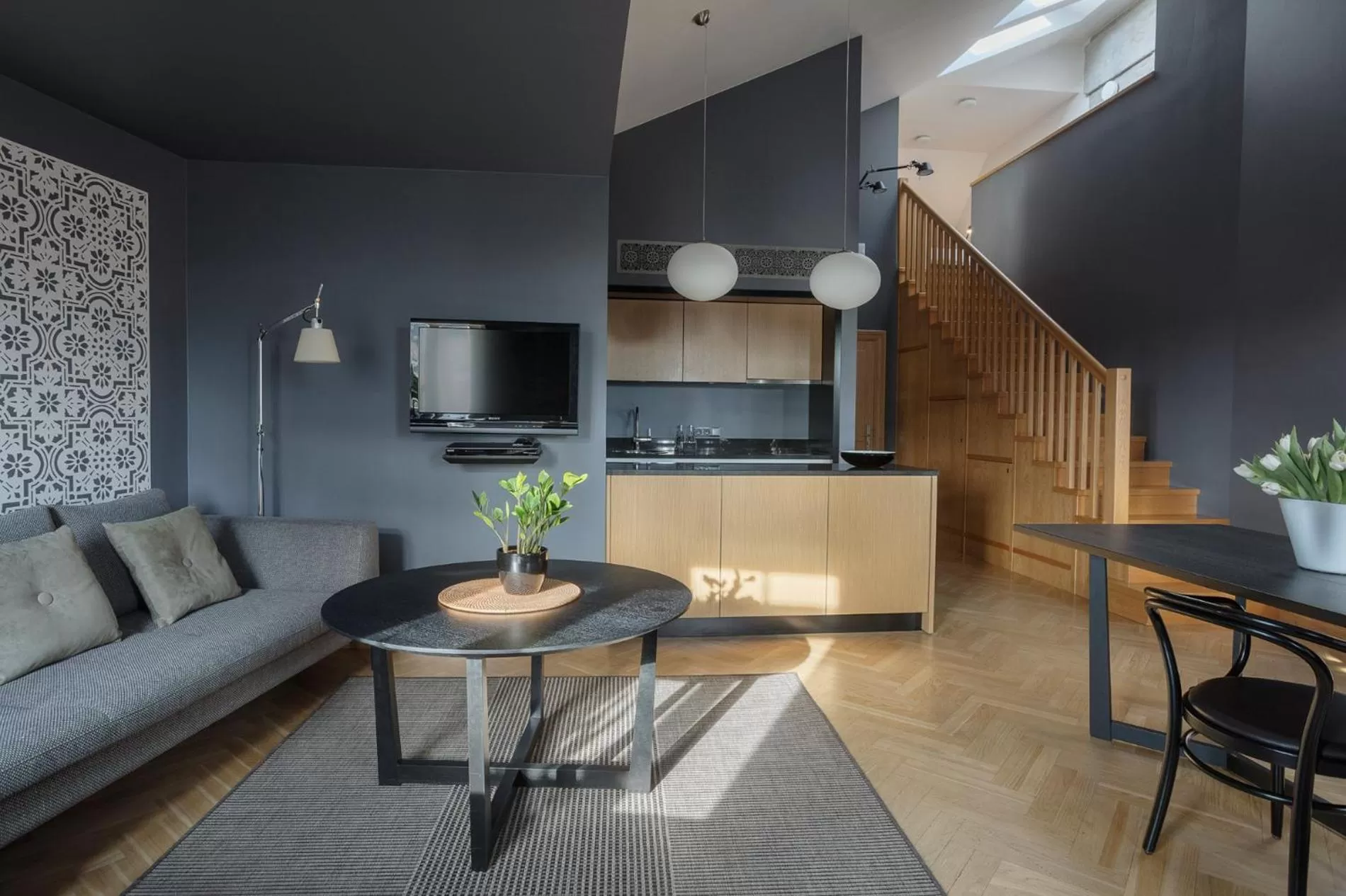 Living room in Neiburgs Hotel