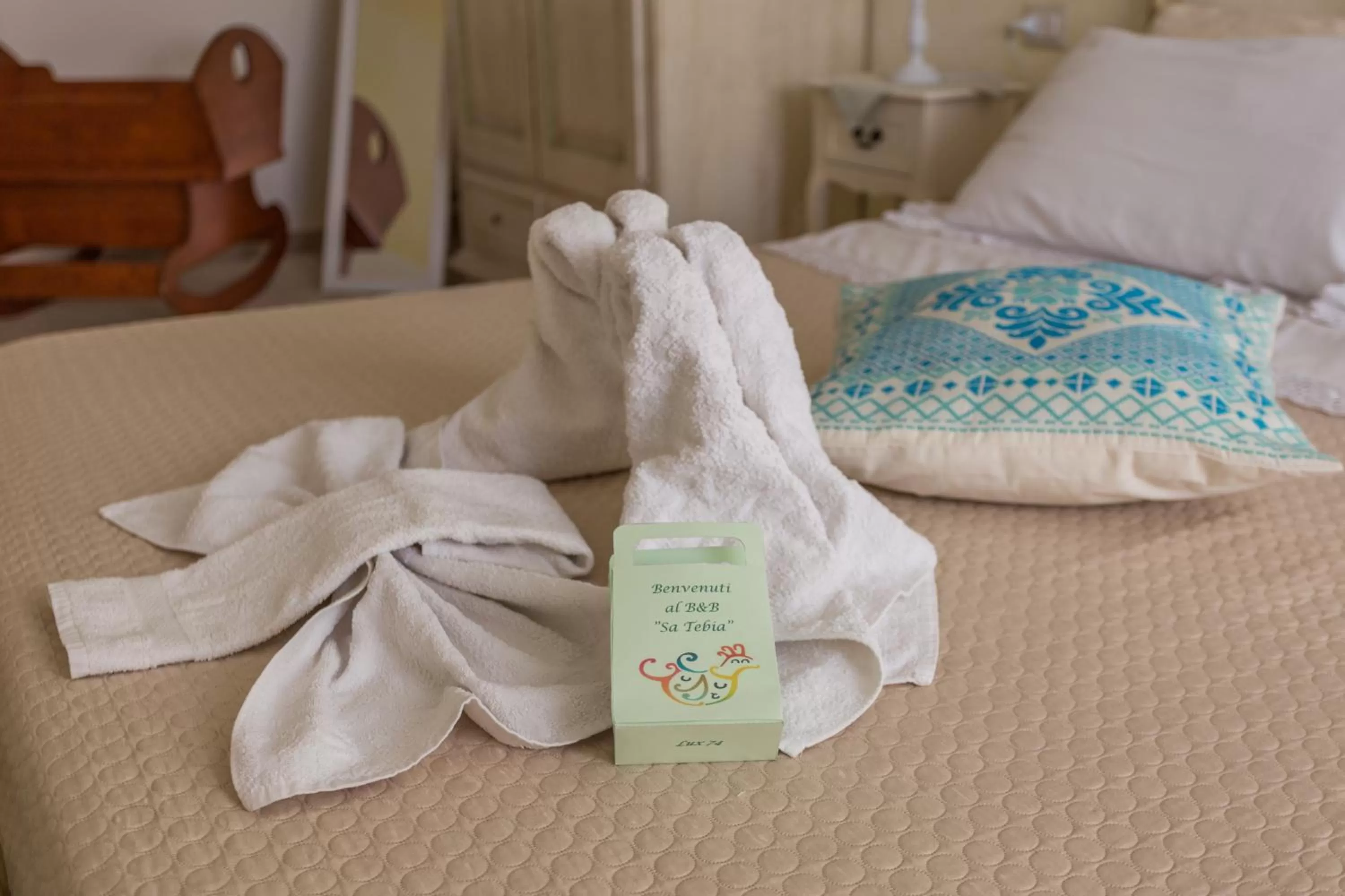 Bed in Holiday Room Sa Tebia