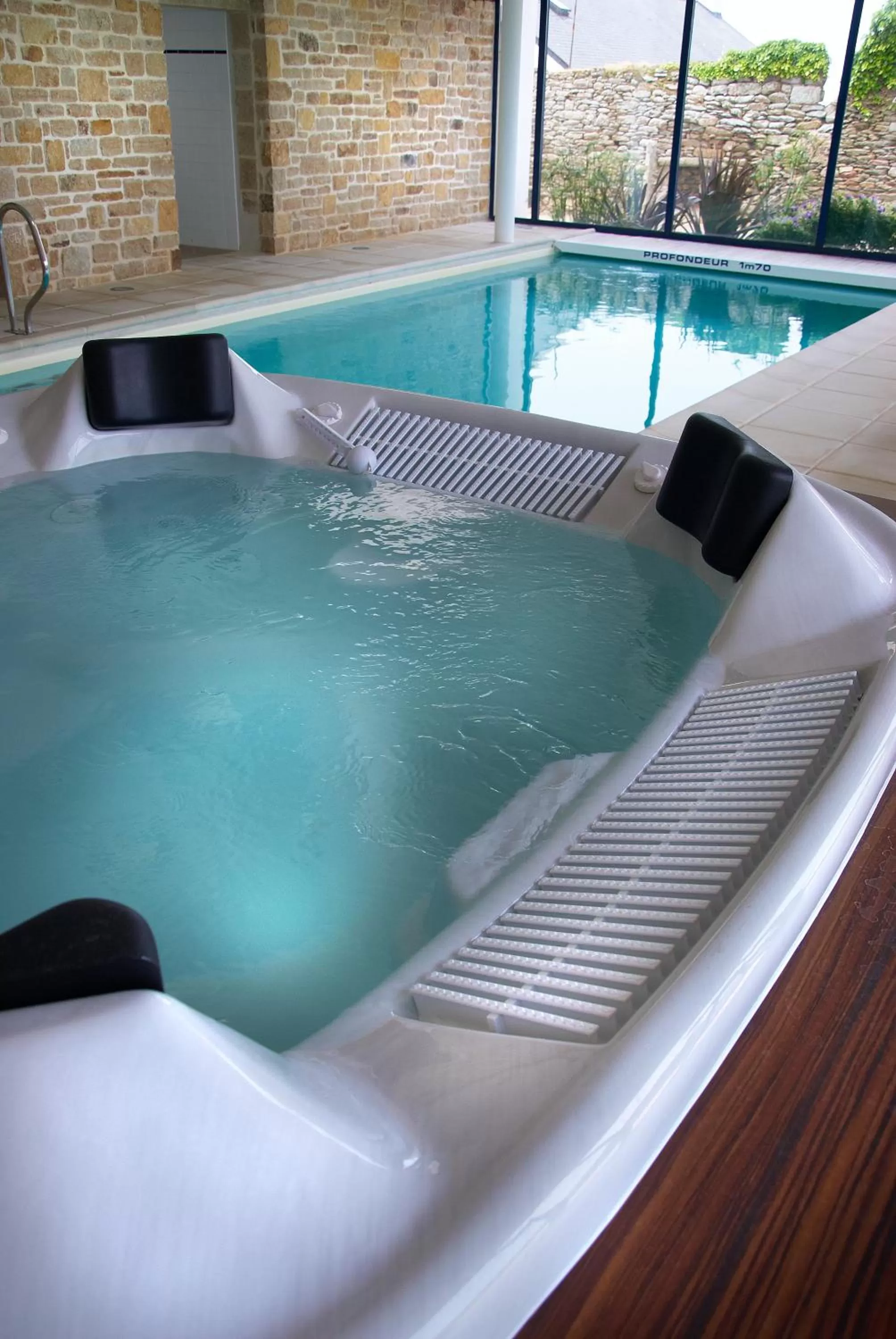 Spa and wellness centre/facilities in Hostellerie de la Pointe Saint-Mathieu - SPA & Restaurant