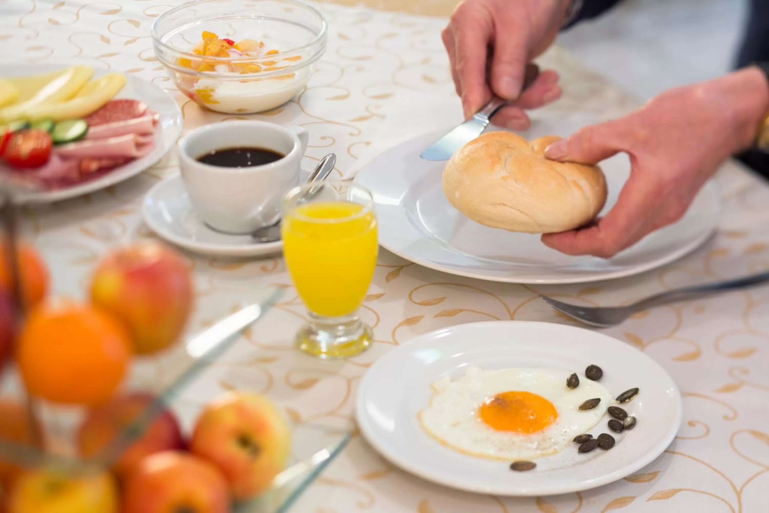 Food close-up in Hotel Kern Buam