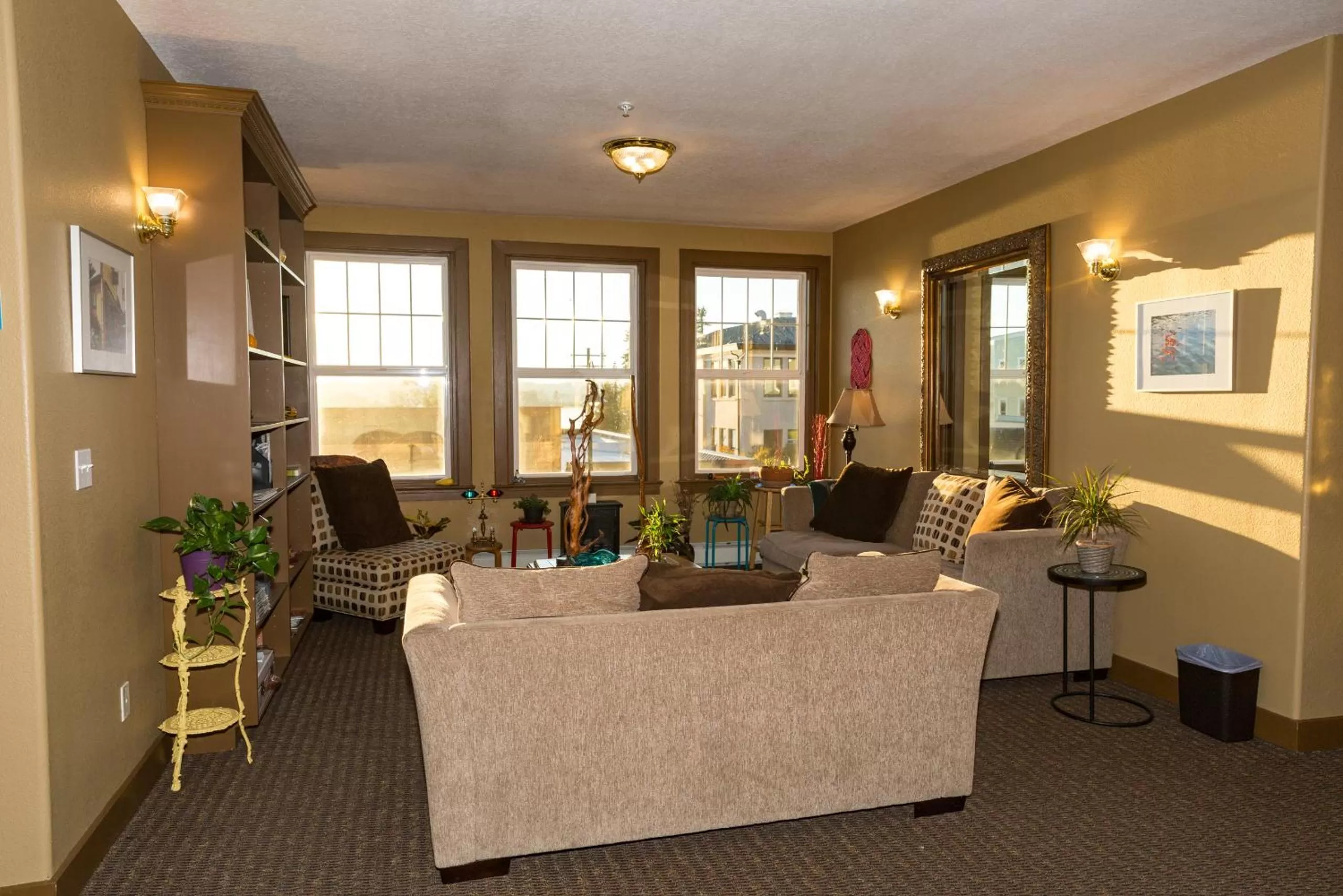 Lobby or reception in Hotel Cathlamet