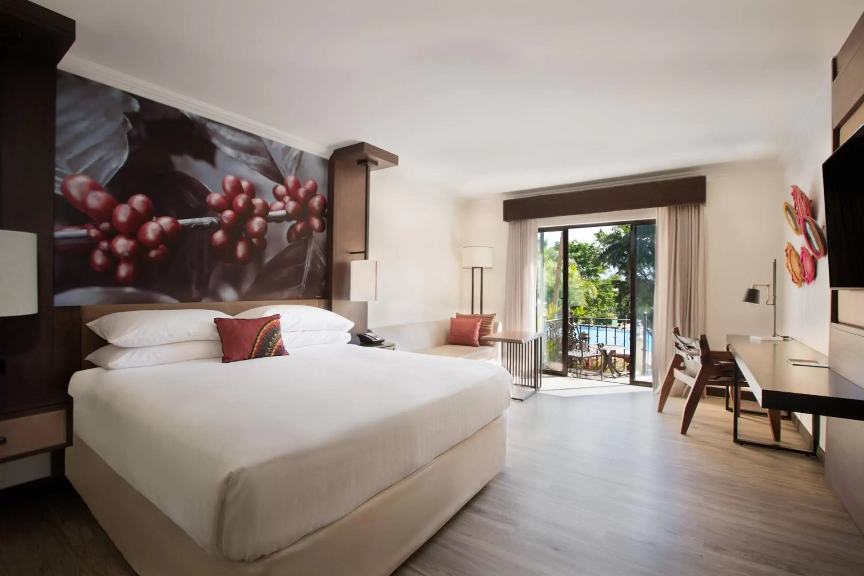 Ground Floor King Room with Pool View in Costa Rica Marriott Hotel Hacienda Belen Ground Floor King Room with Pool View in Costa Rica Marriott Hotel Hacienda Belen