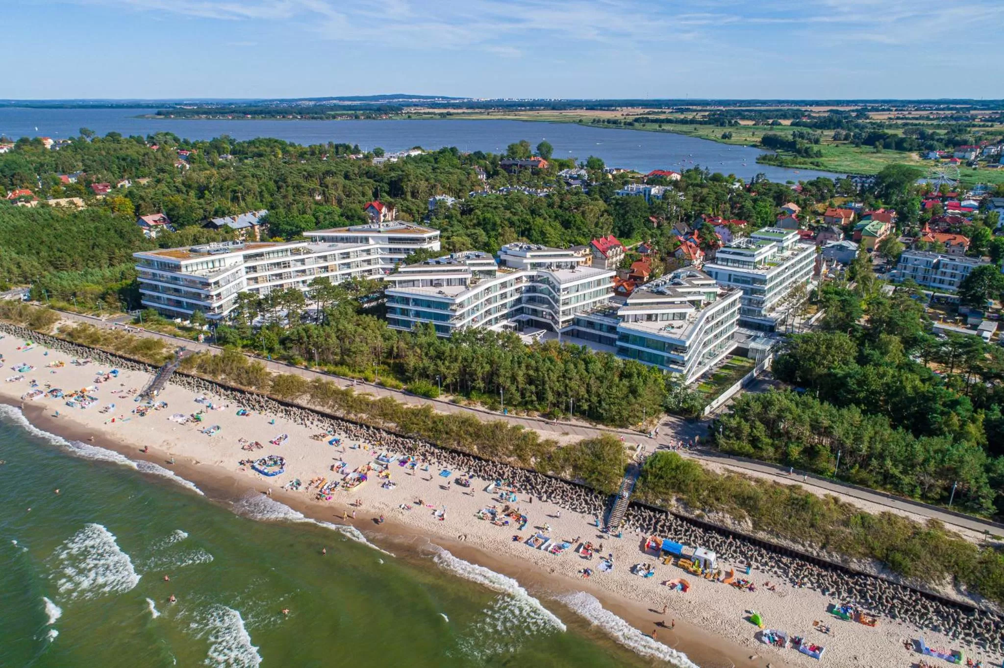 Property building, Bird's-eye View in Dune Resort Mielno - A