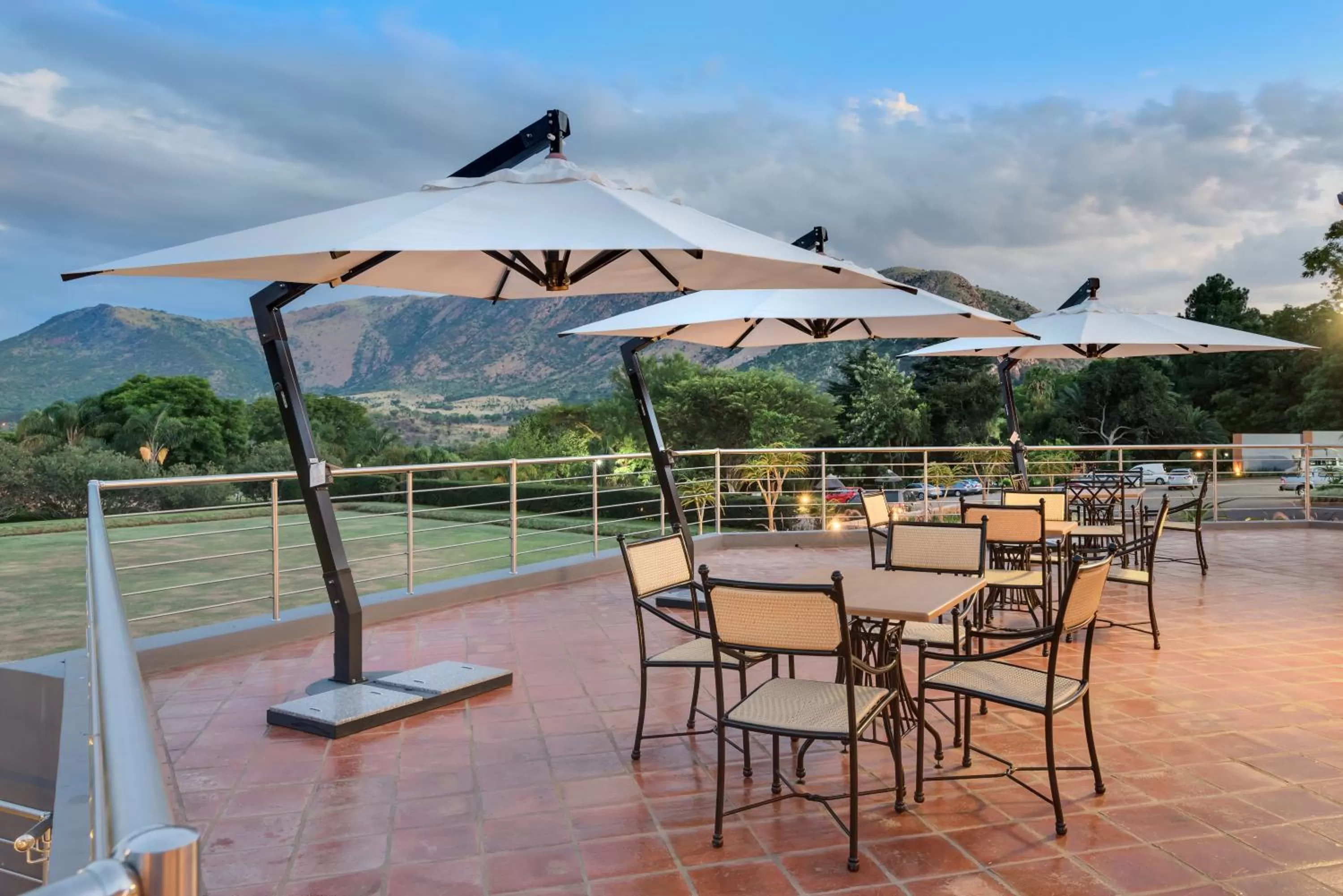 Patio in ANEW Resort Hunters Rest Rustenburg