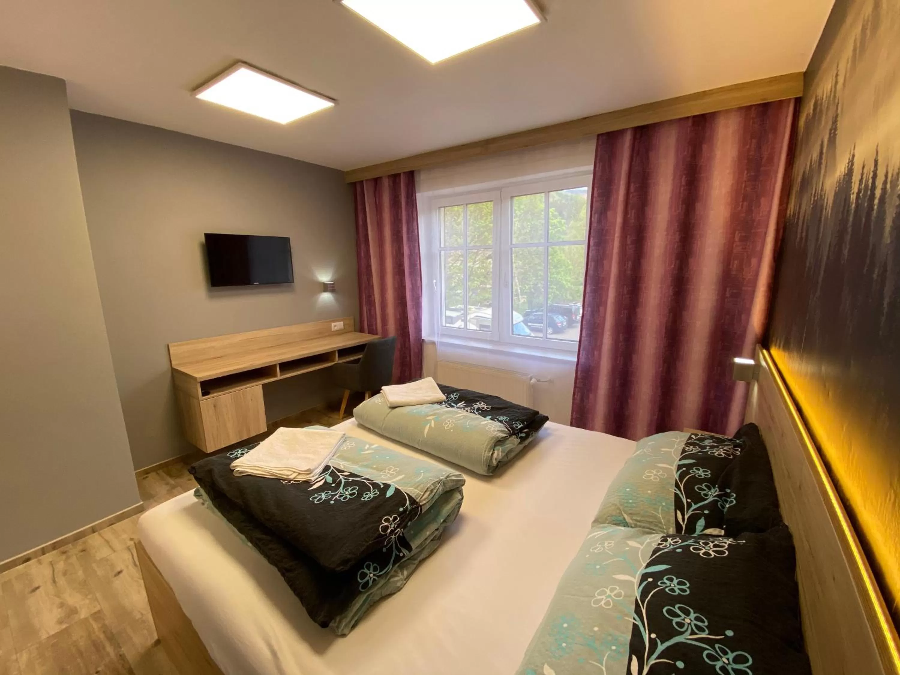 Bed in Hotel U Kociana