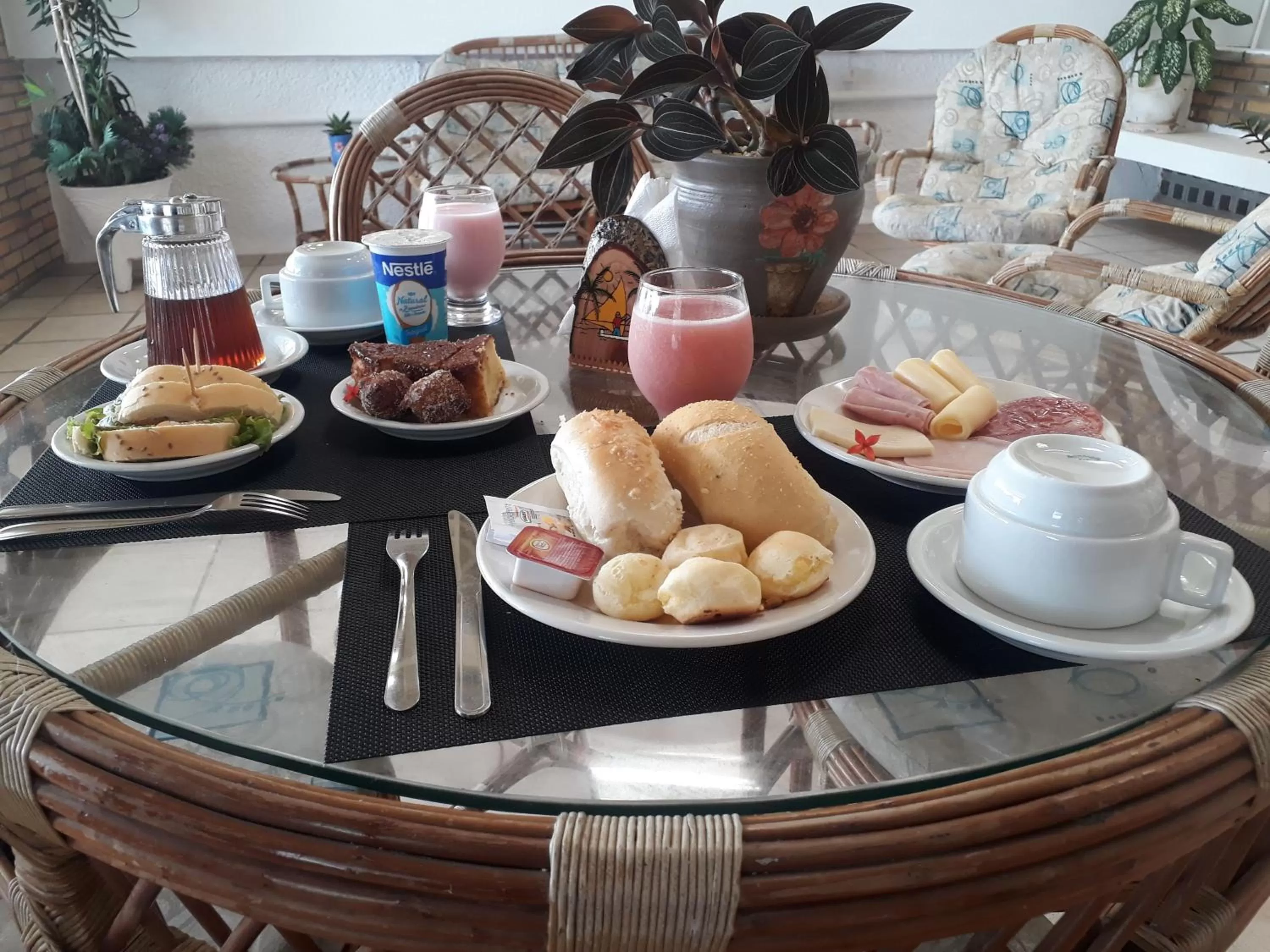 Food close-up, Breakfast in Pousada America do Sol