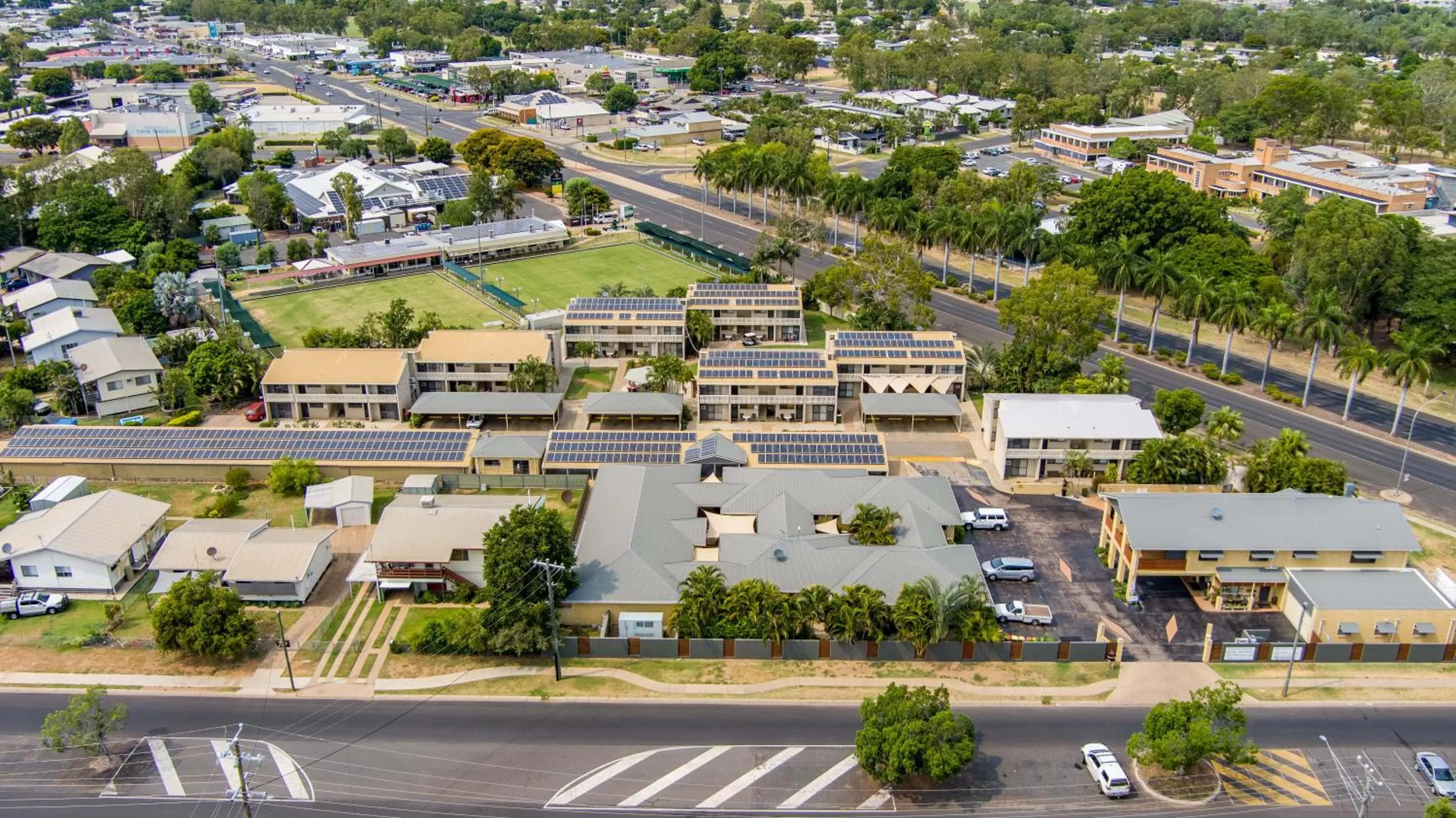 Bird's-eye View in Emerald Gardens Motel & Apartments