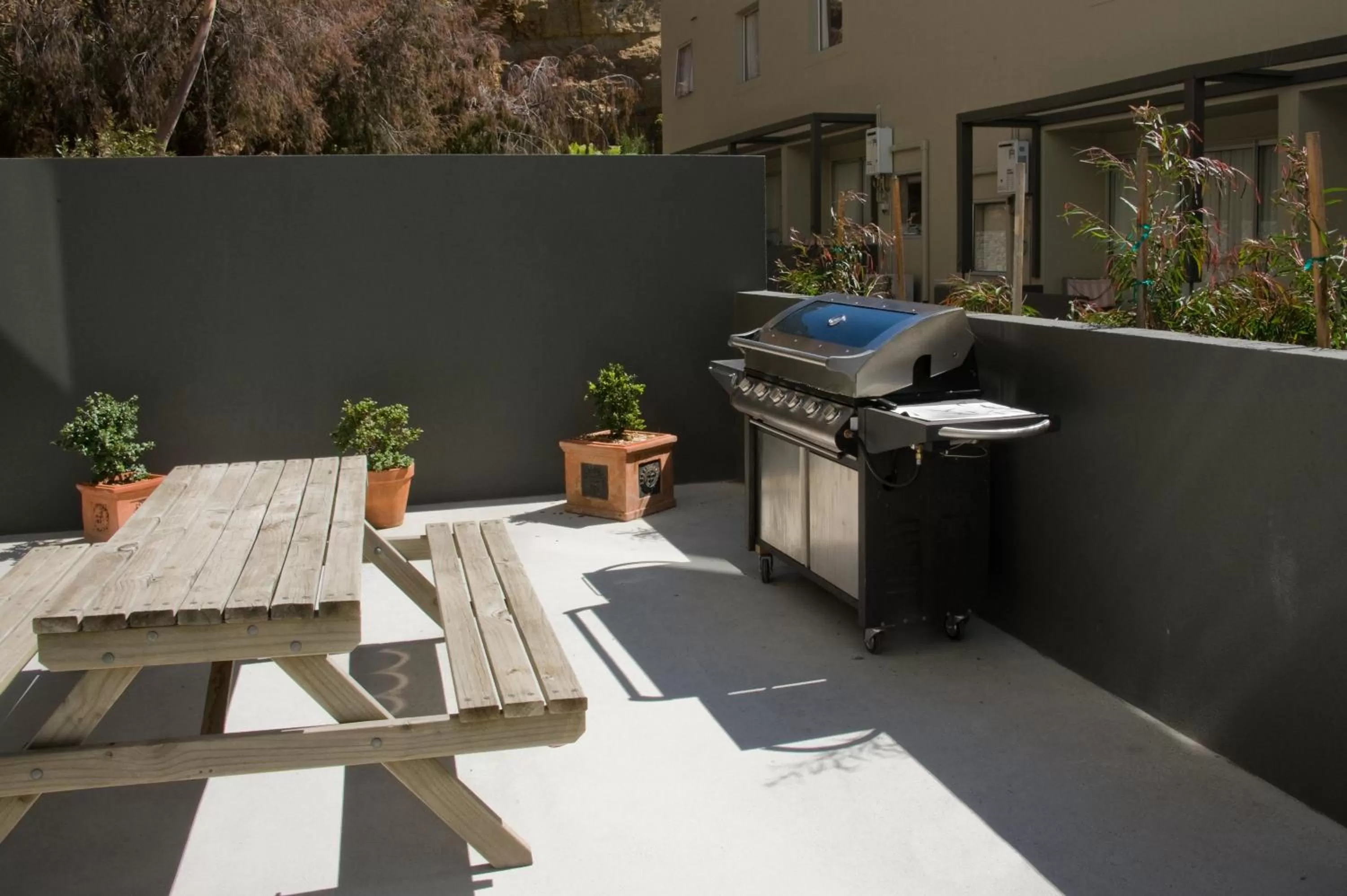 BBQ facilities in Bay View Villas