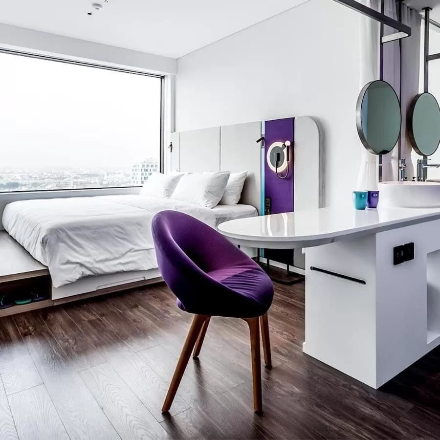 Bed in SOJO Hotel Nam Dinh