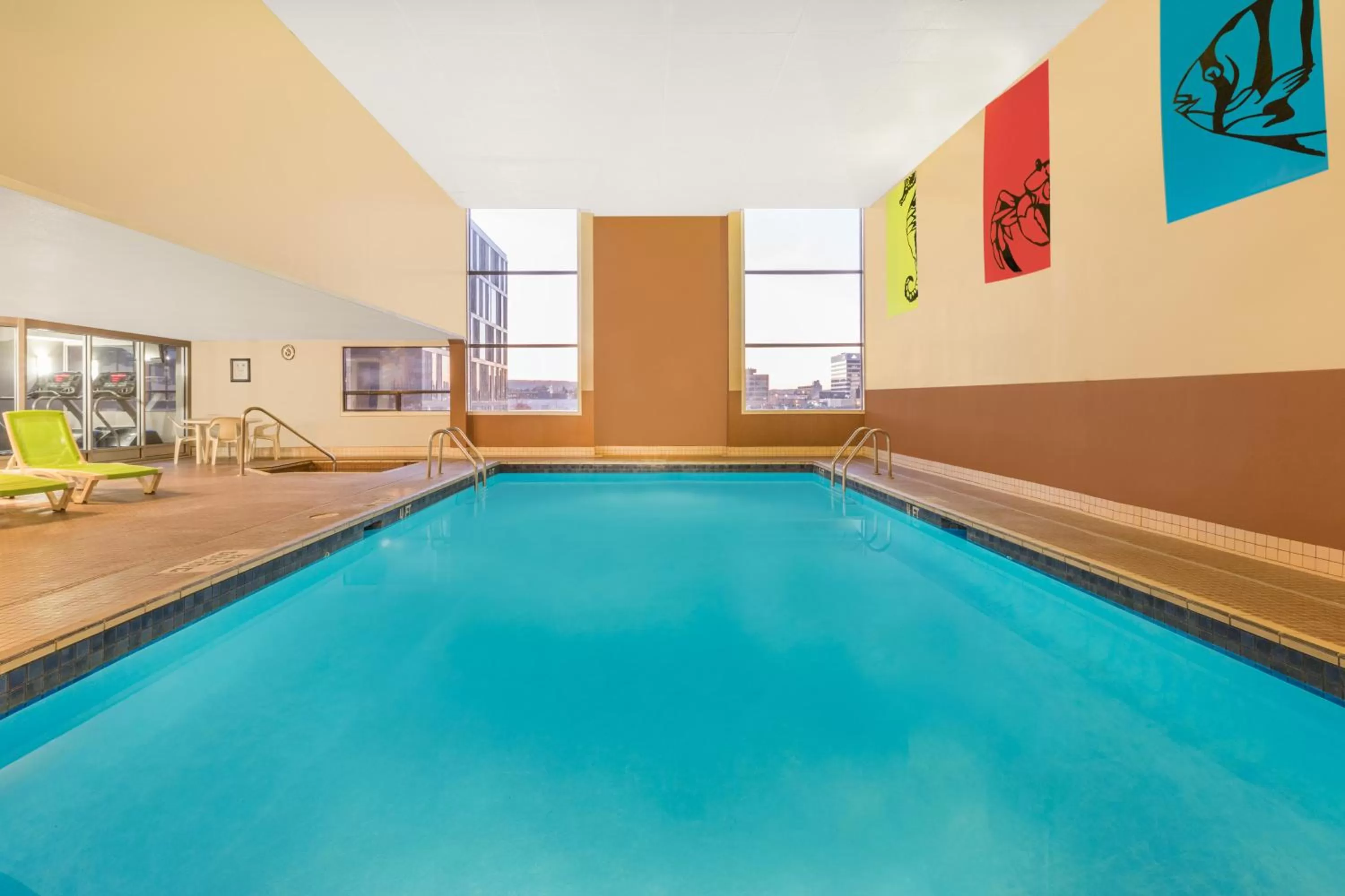 Swimming pool in Ramada Plaza by Wyndham Prince George