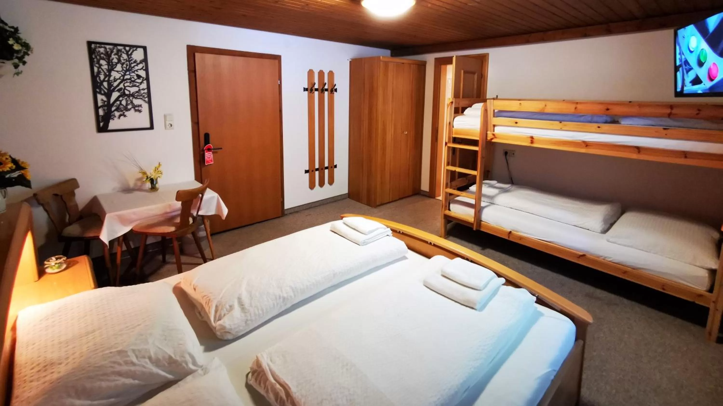 Bed in Gasthof Geronimo