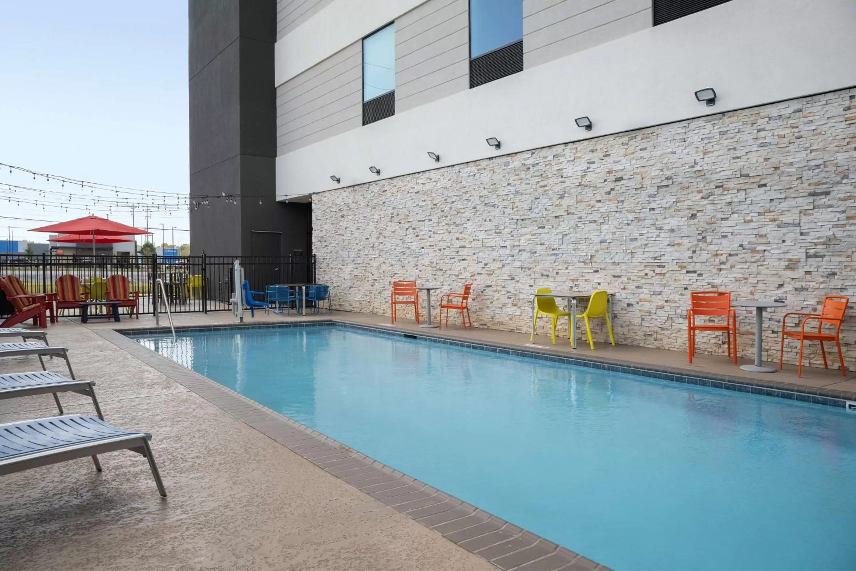 Pool view in Home2 Suites By Hilton Cullman